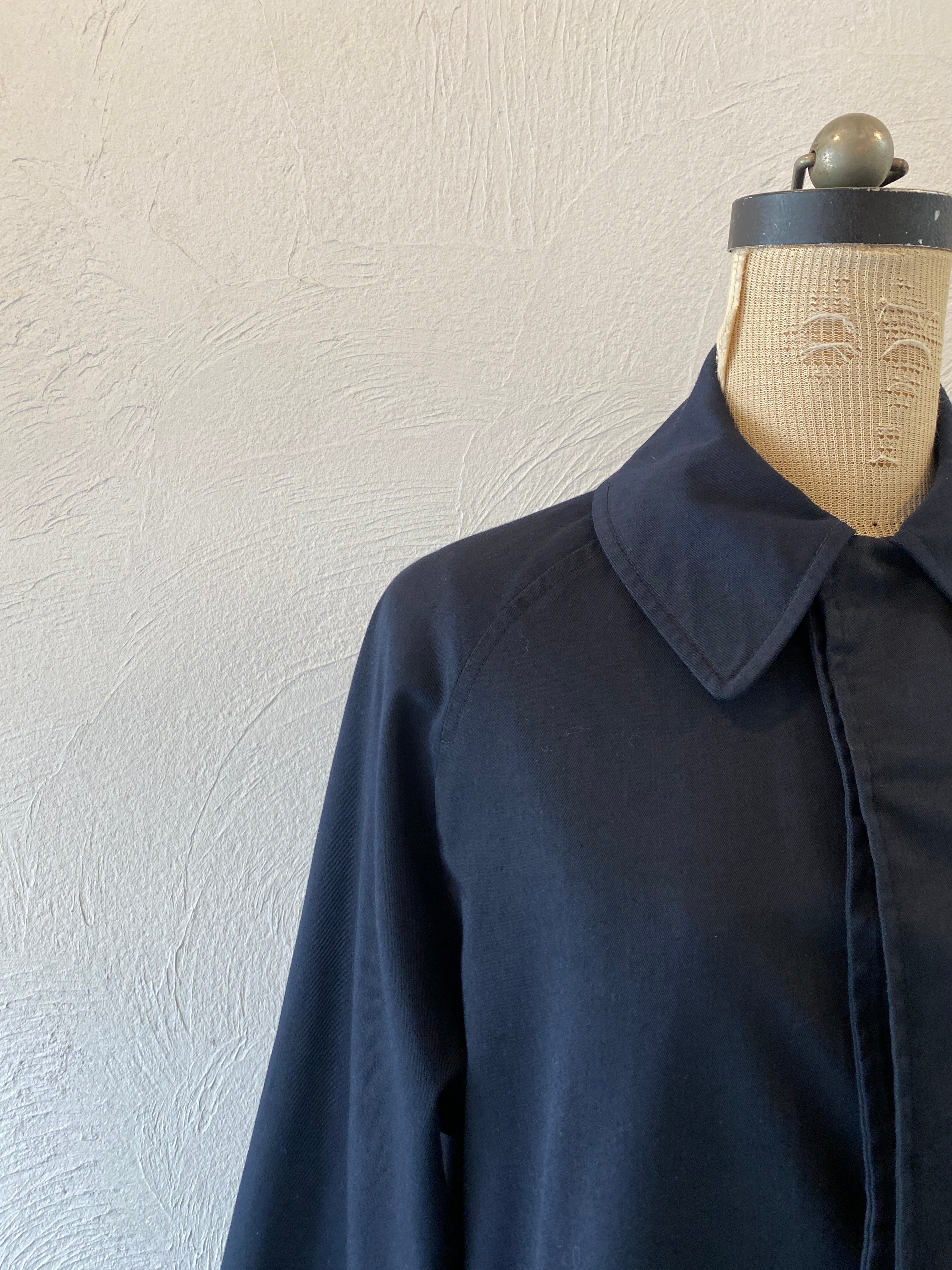 navy long coat
