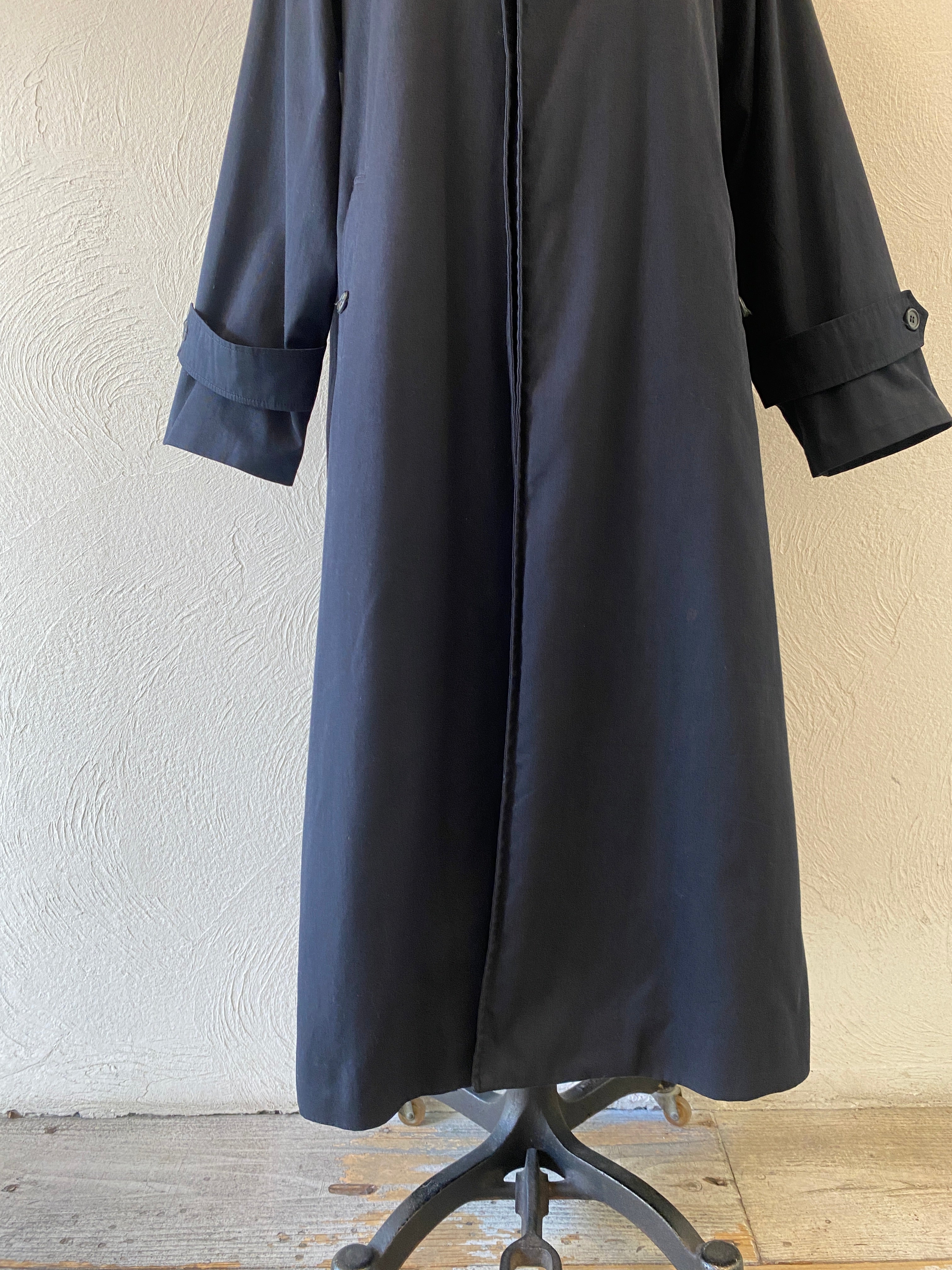 navy long coat