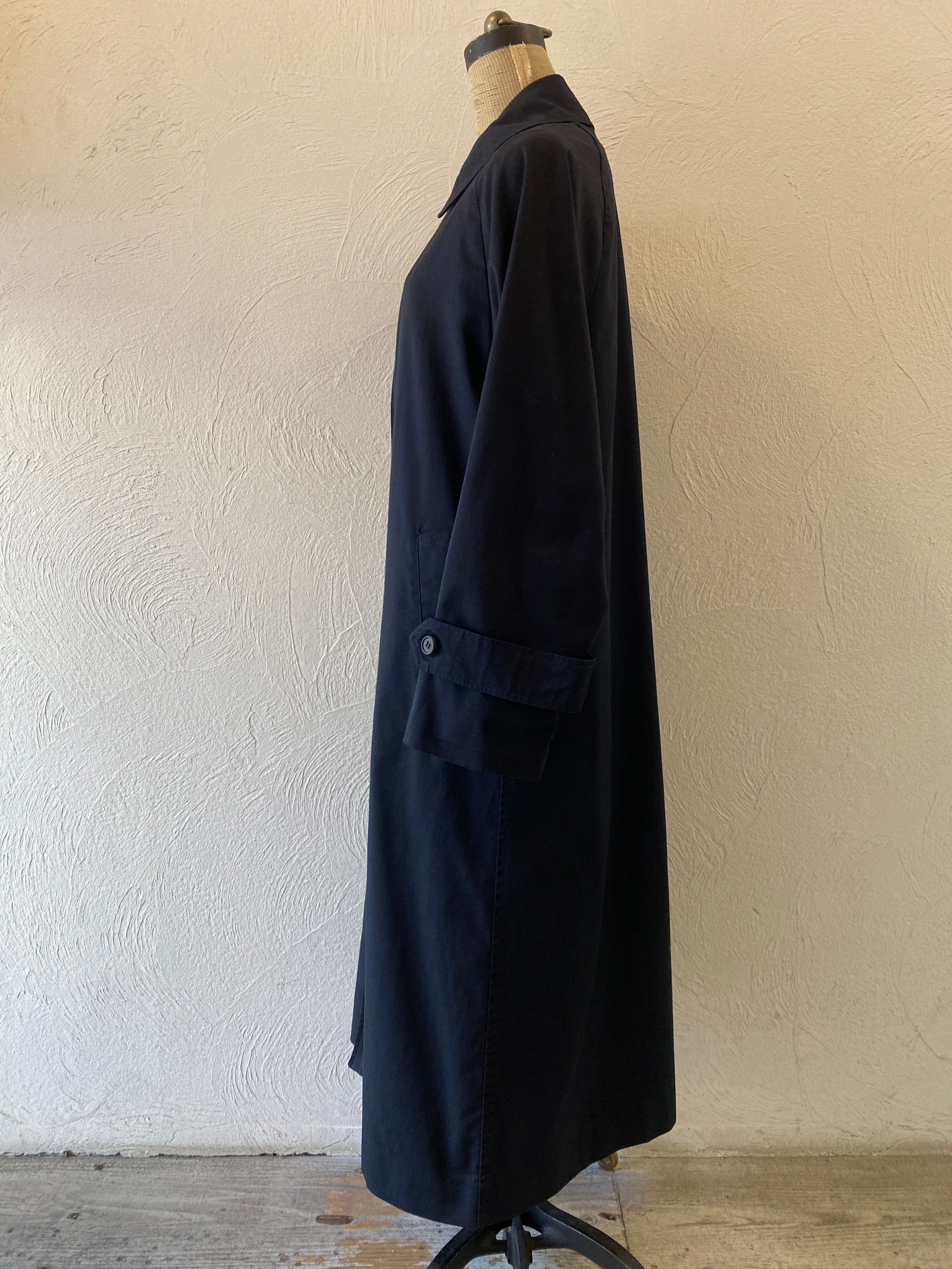 navy long coat