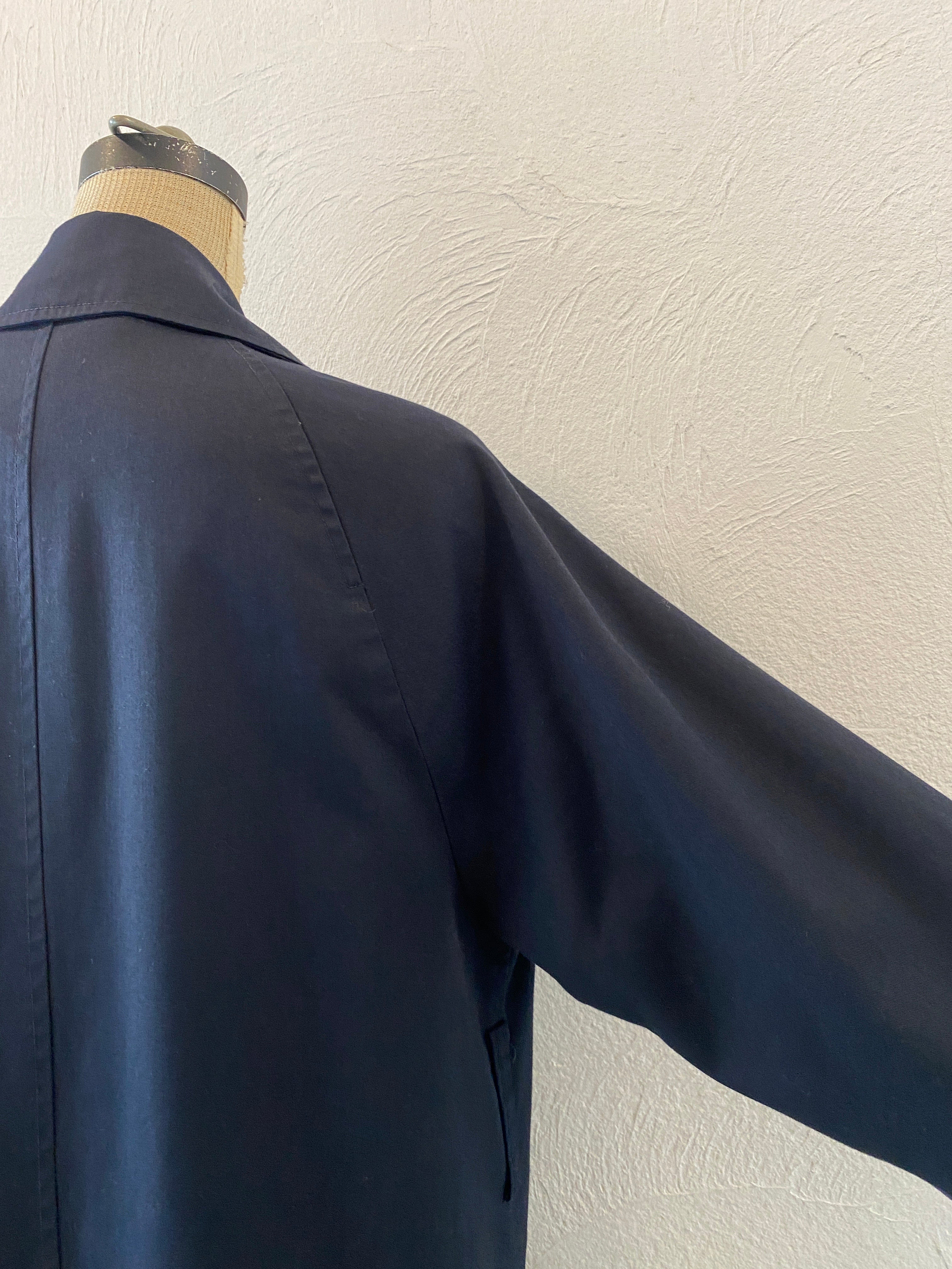 navy long coat