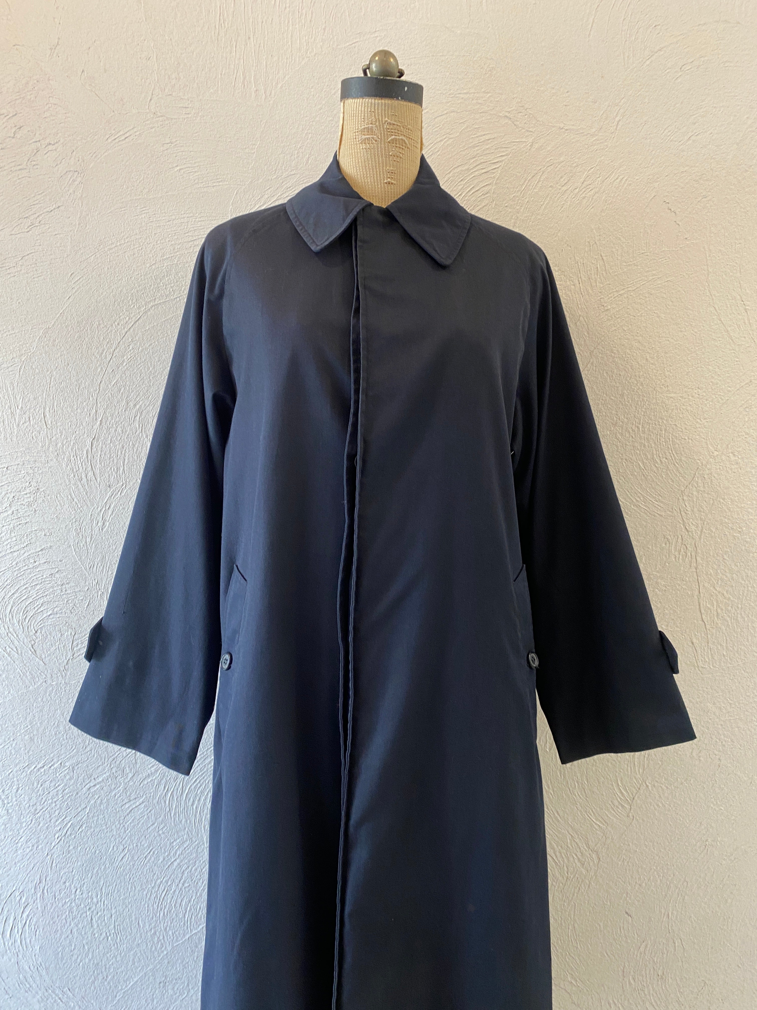 navy long coat