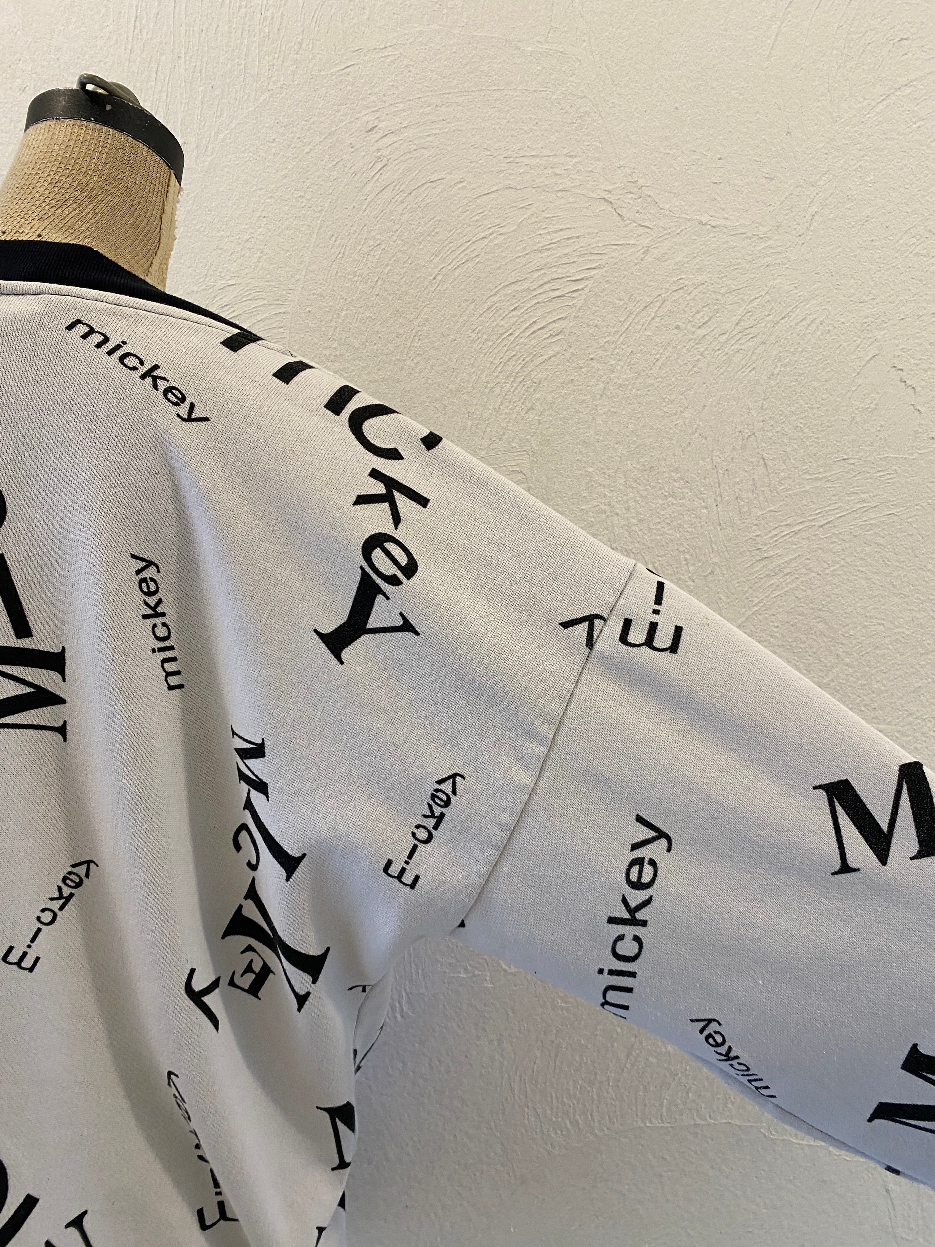 black & white sweat cardigan