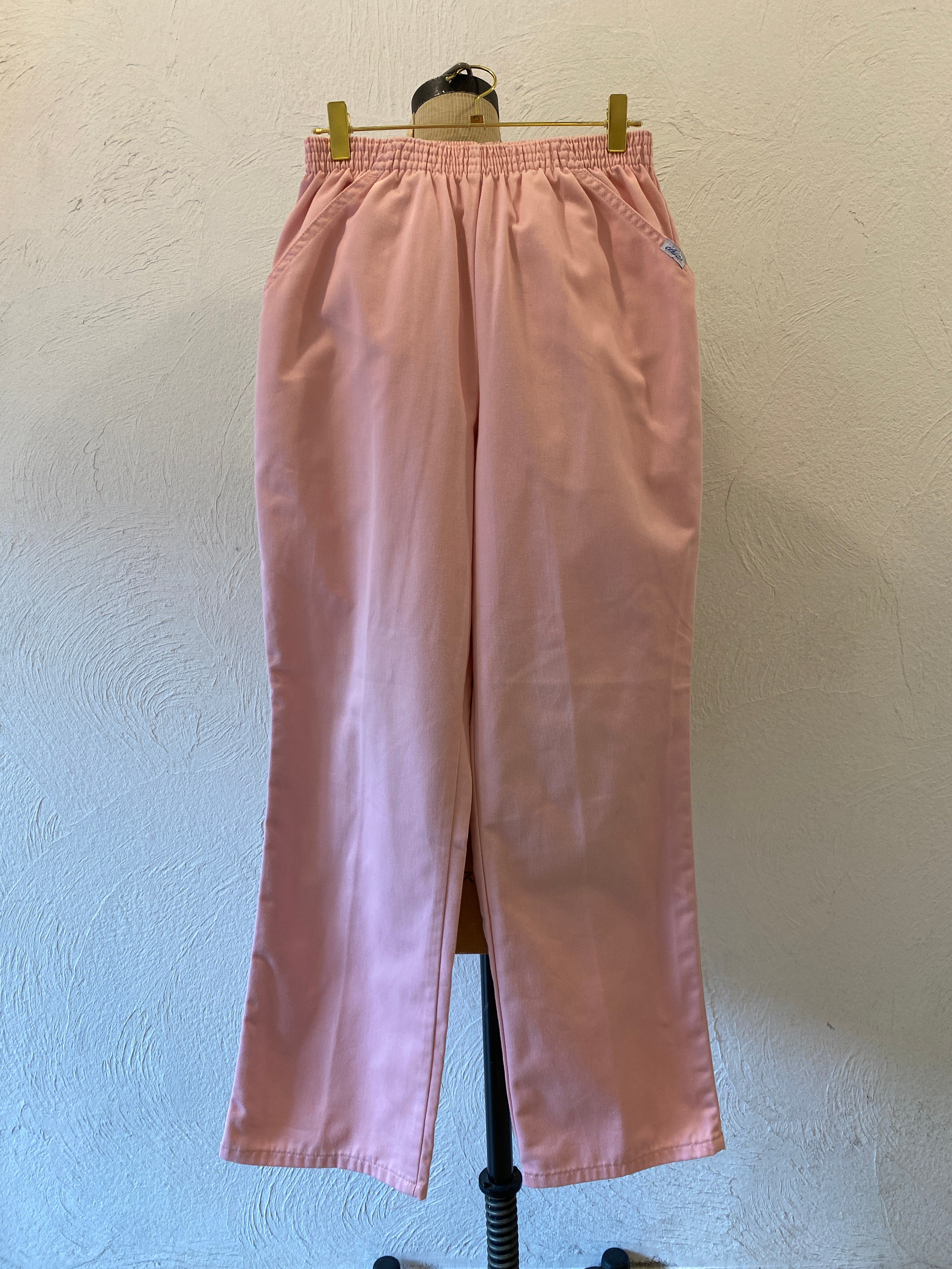 pink cotton pants