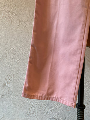 pink cotton pants