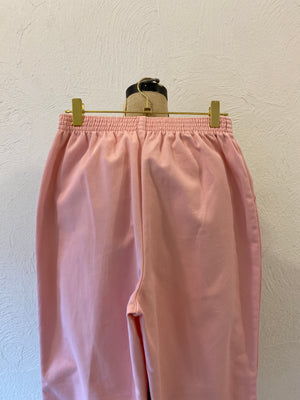 pink cotton pants