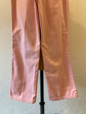 pink cotton pants