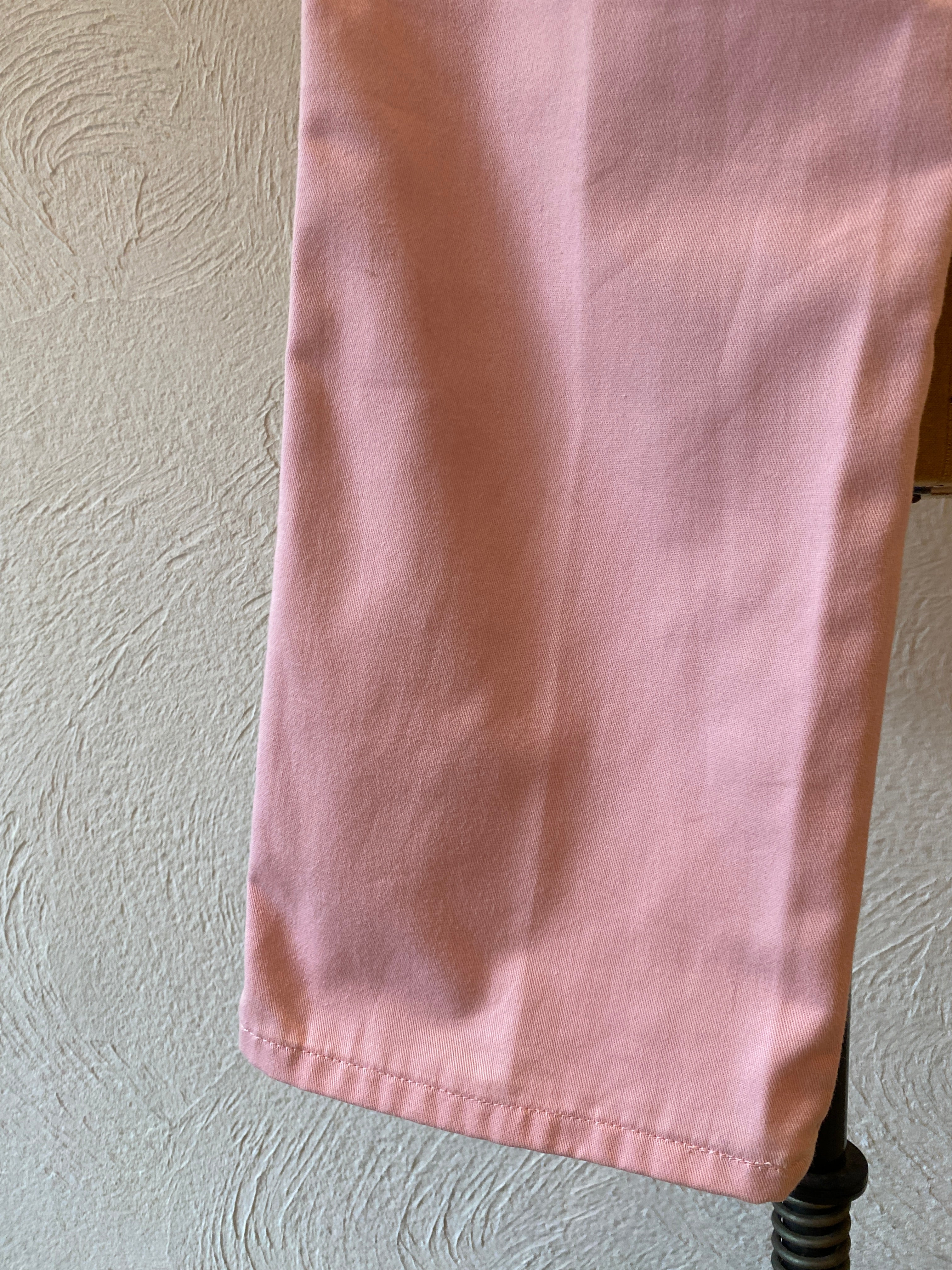 pink cotton pants