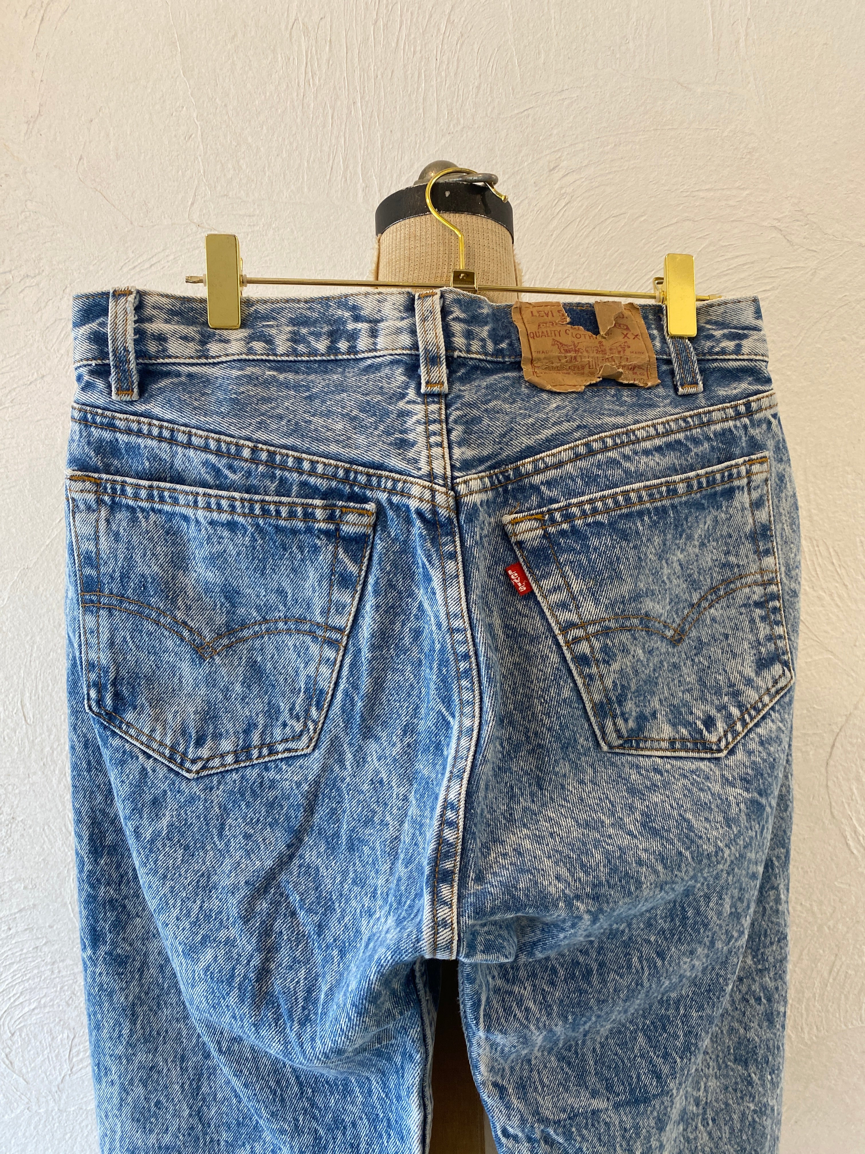 chemical wash denim