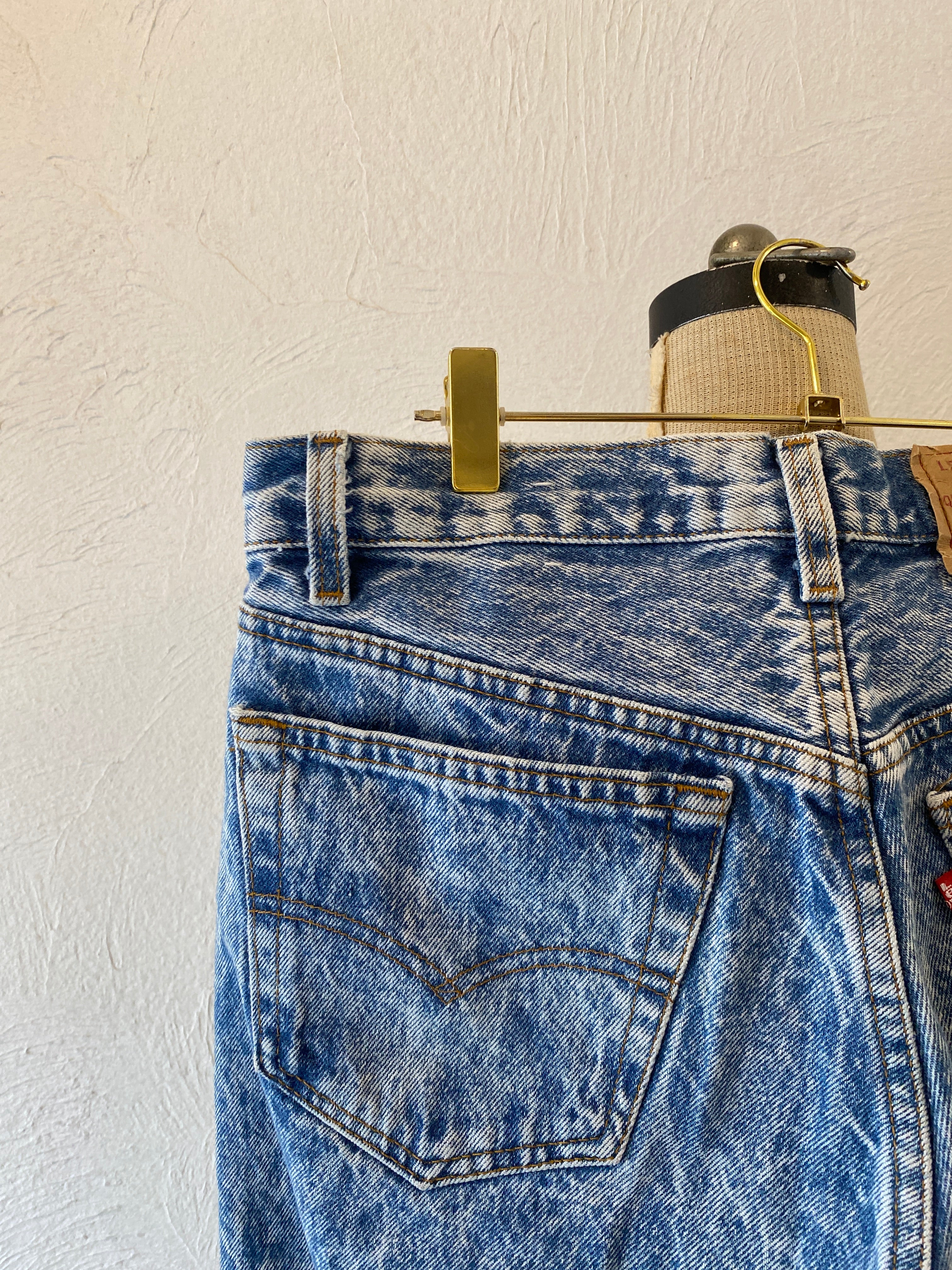 chemical wash denim