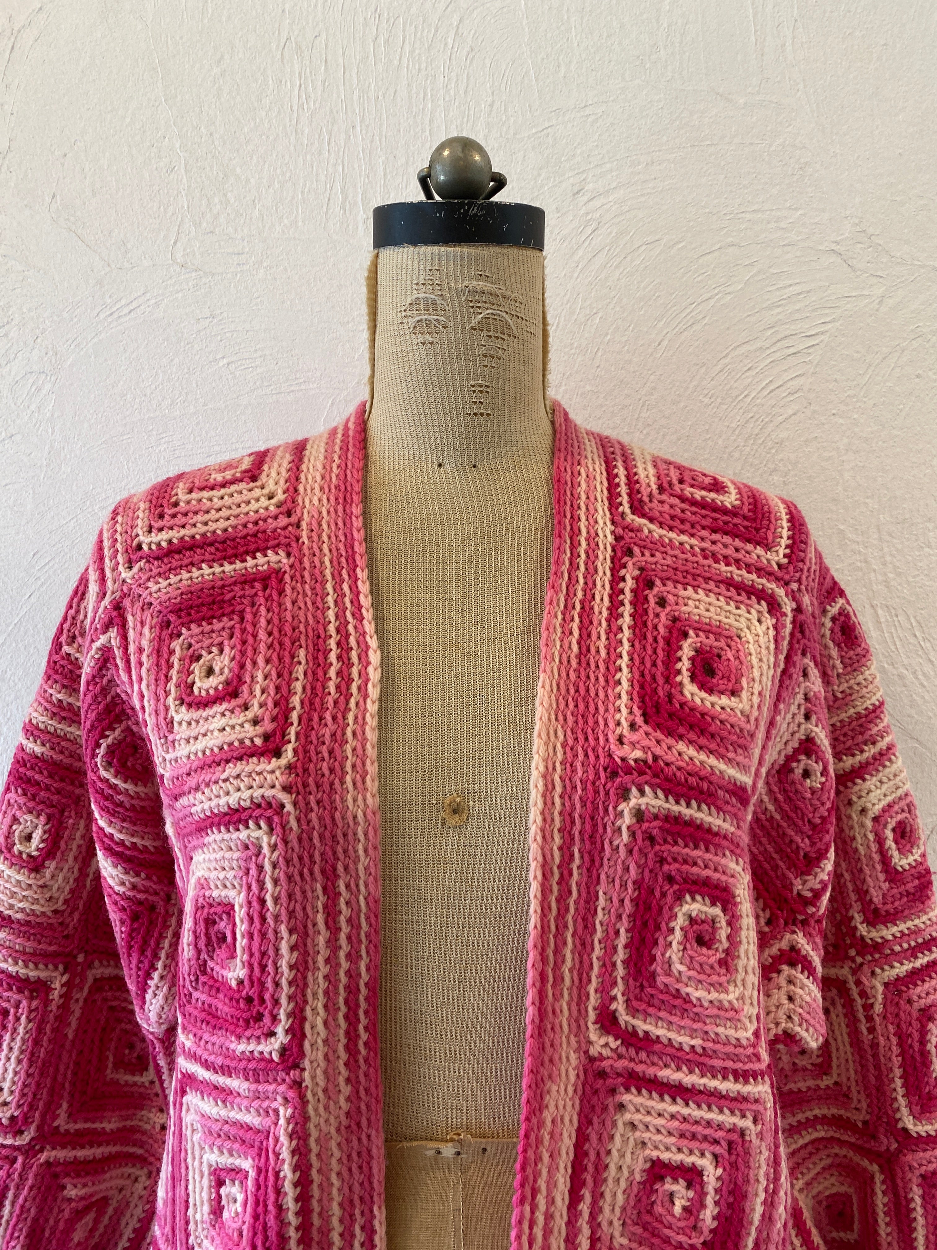 hand knit cardigan