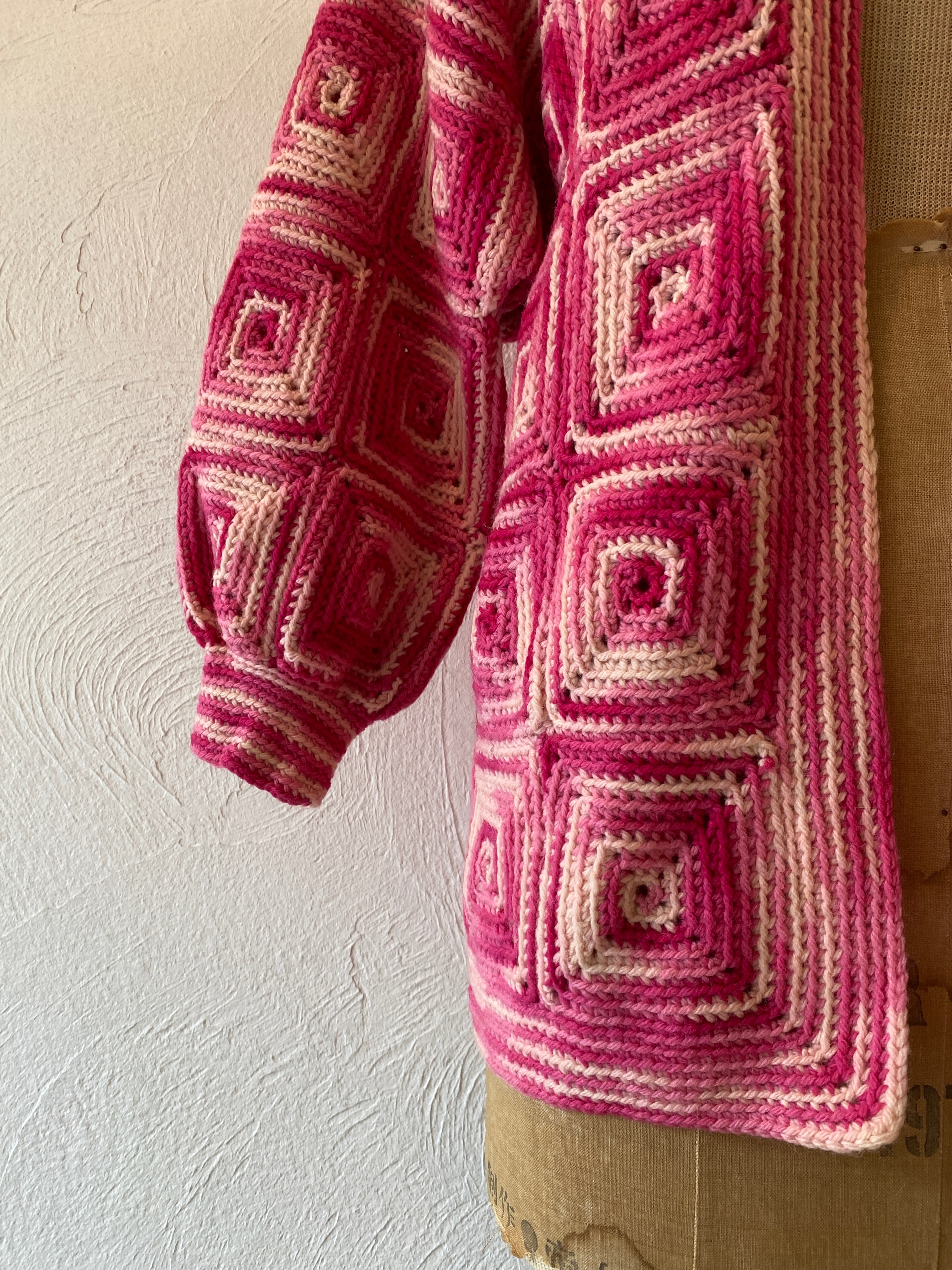 hand knit cardigan