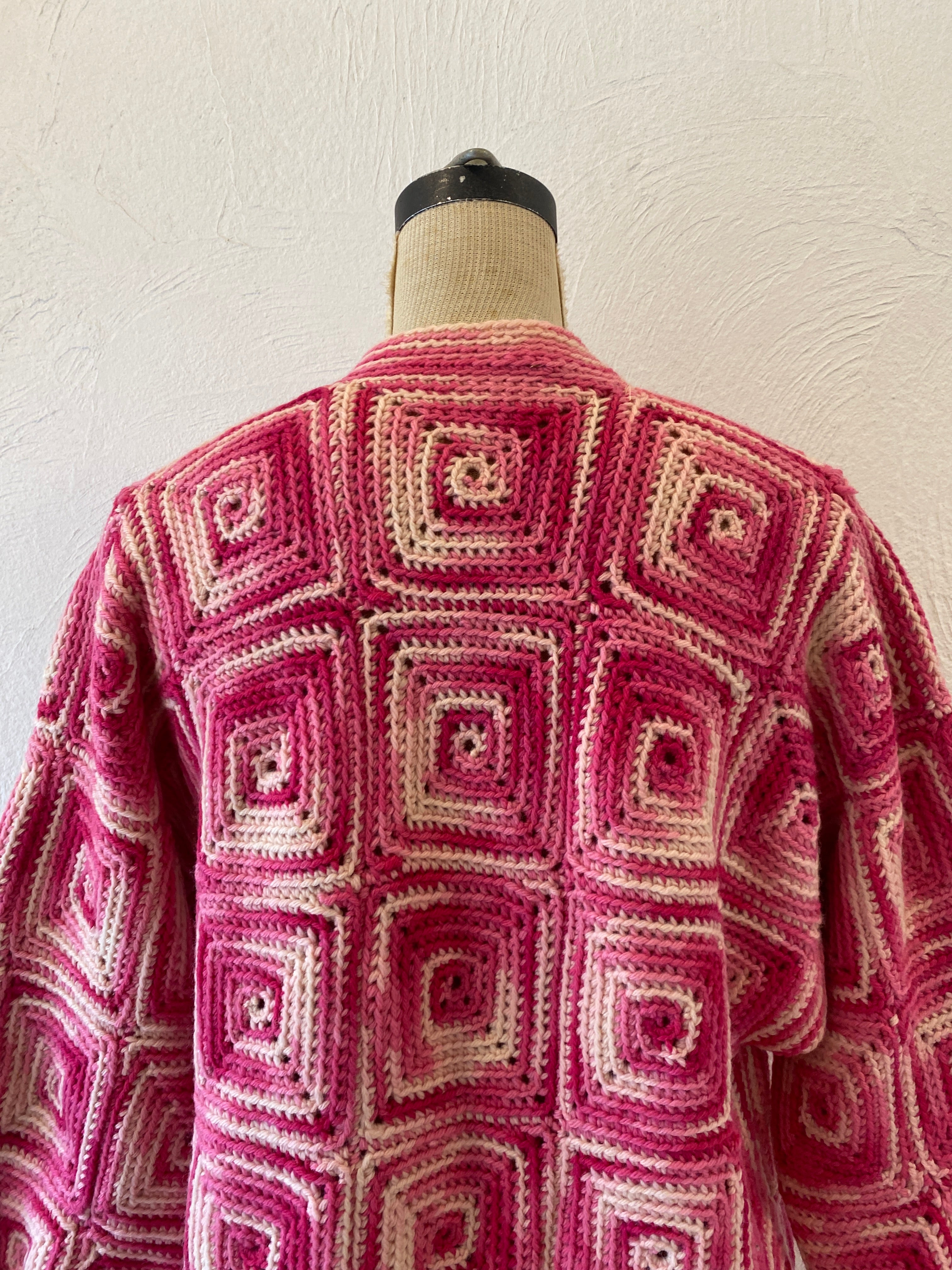 hand knit cardigan