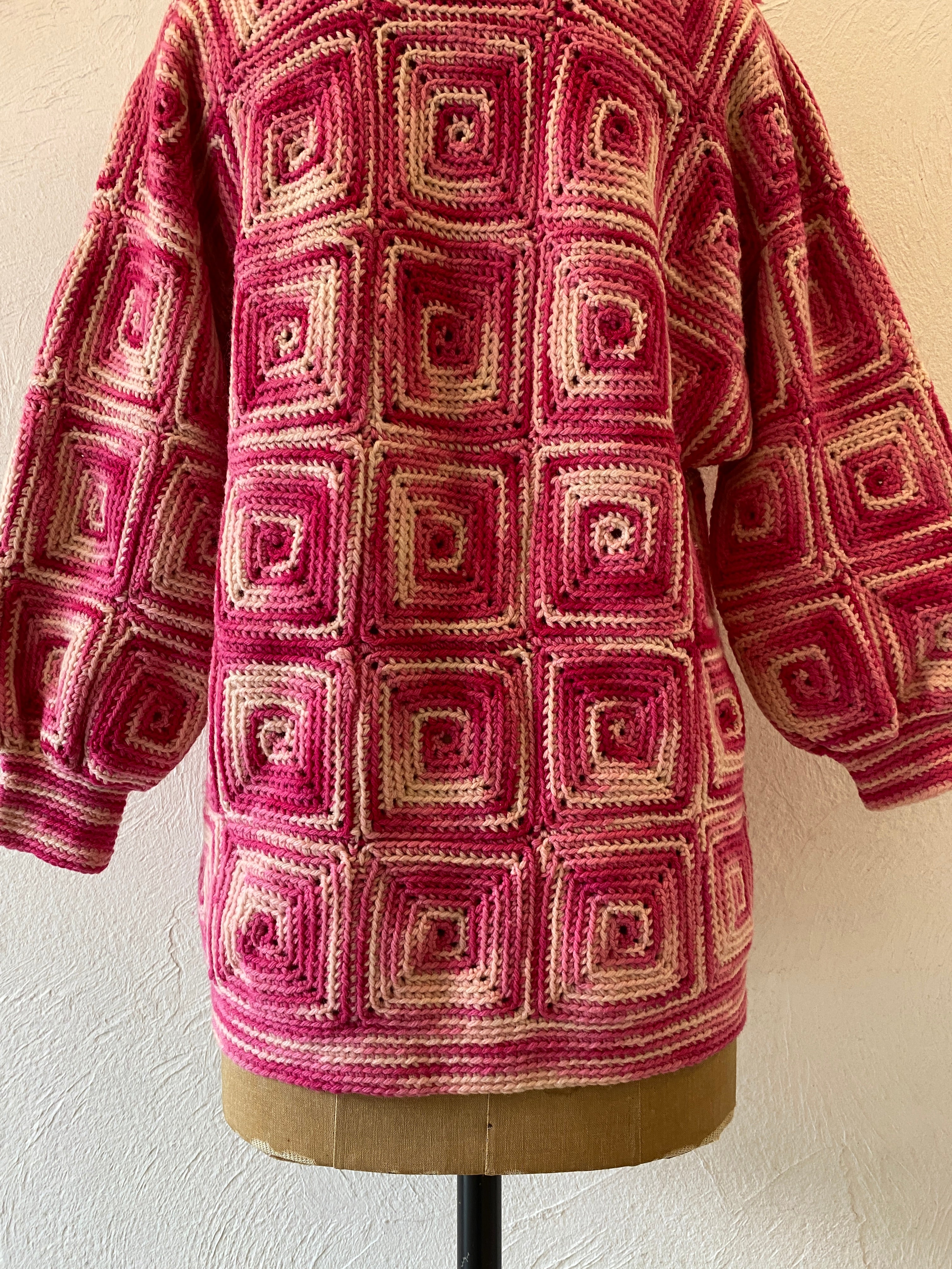 hand knit cardigan