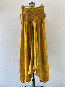silk saruel pants