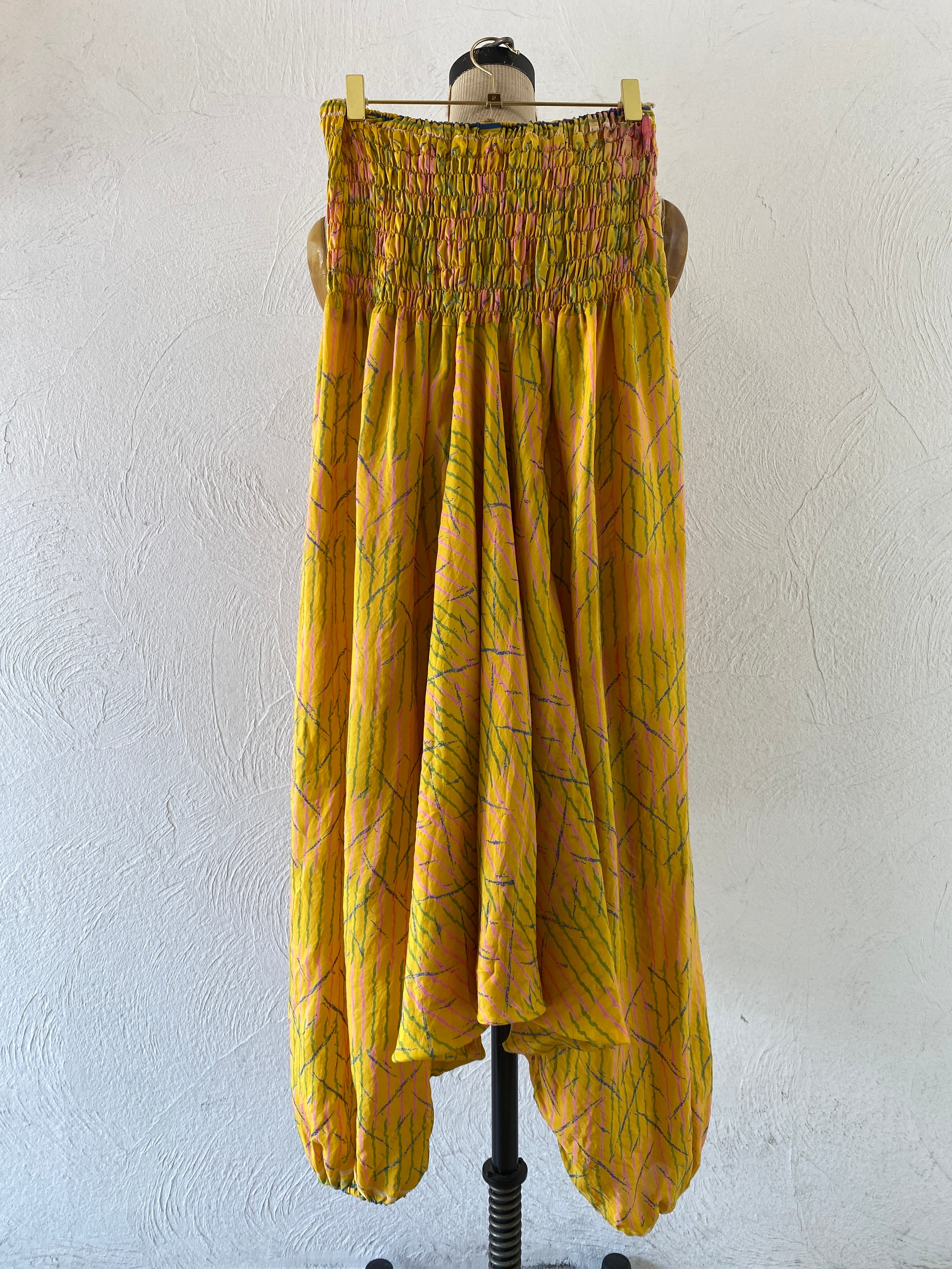 silk saruel pants