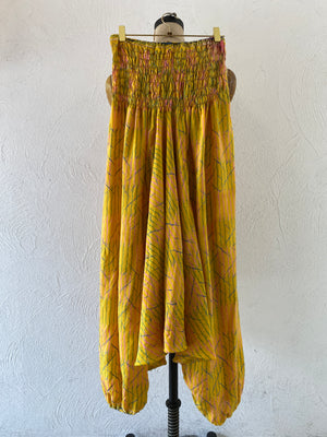 silk saruel pants