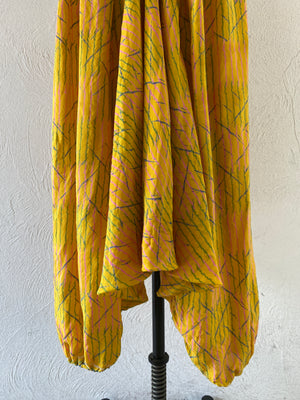 silk saruel pants