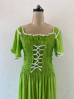 lace up dress