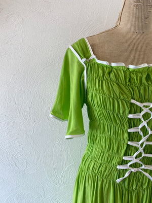 lace up dress