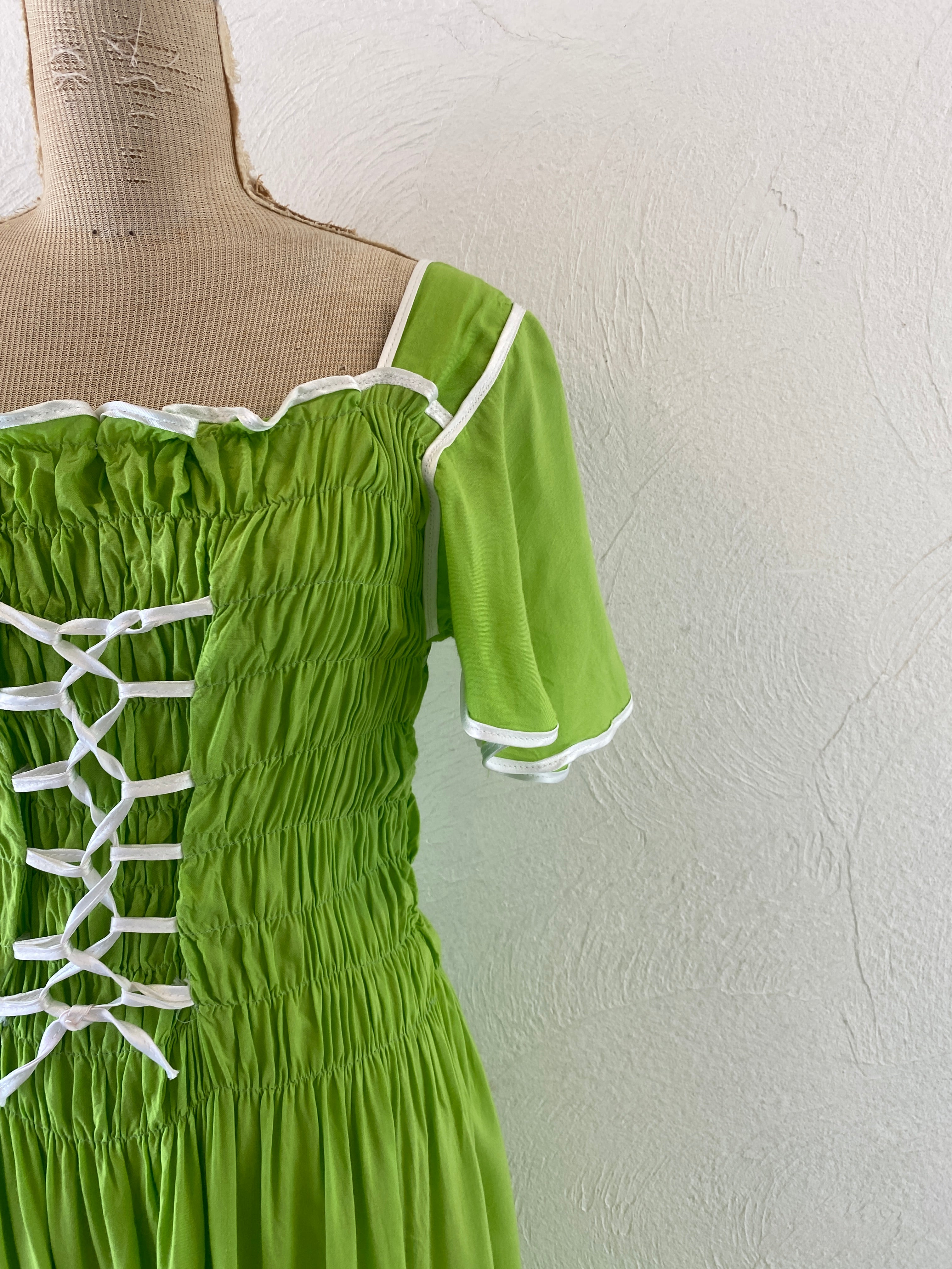 lace up dress