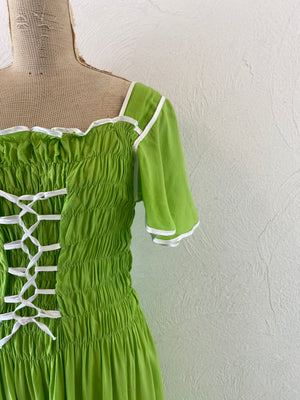 lace up dress