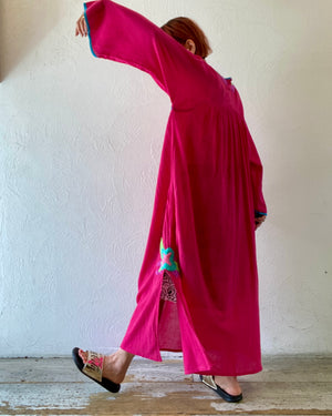 deep pink dress