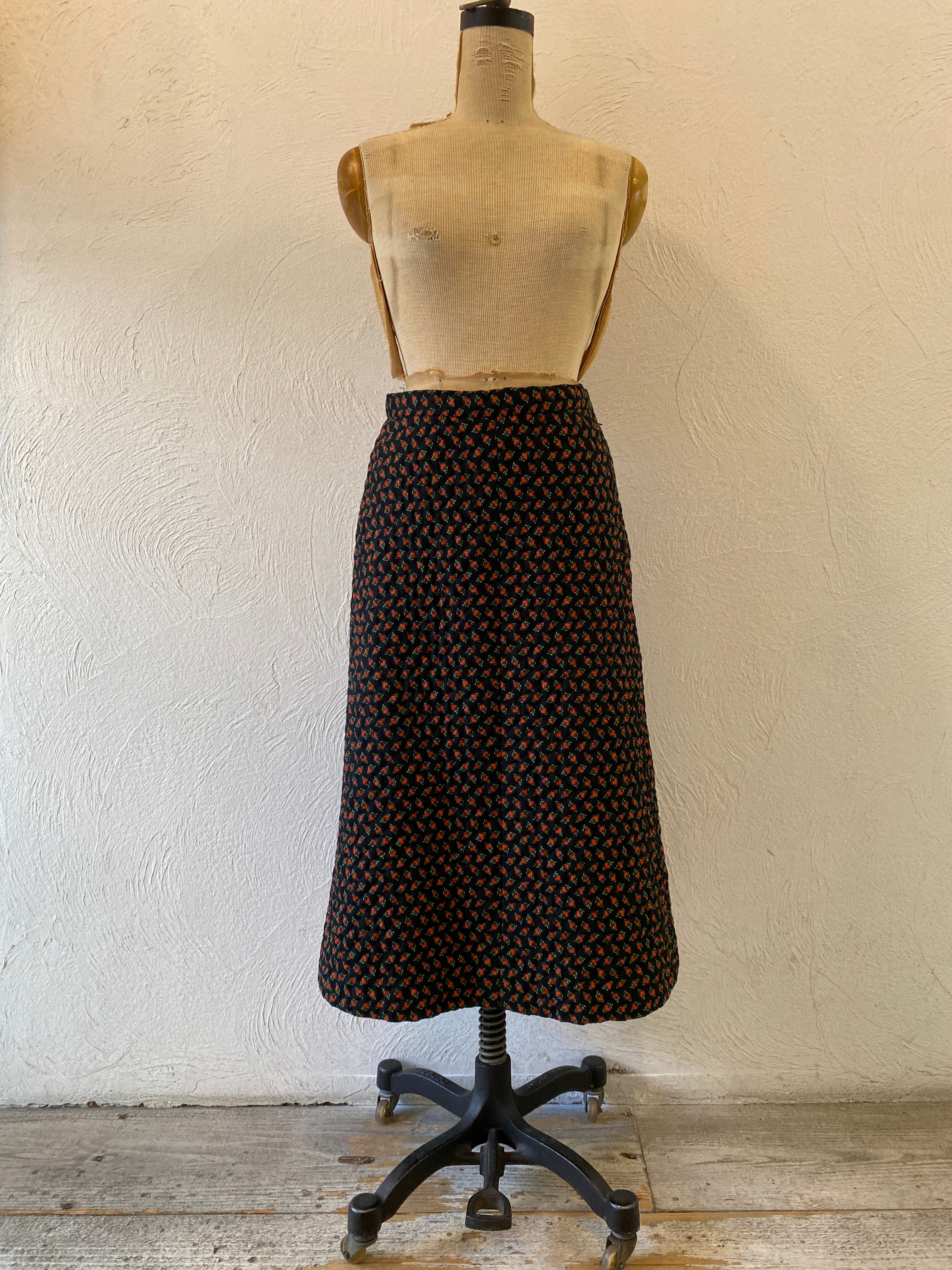 heart pattern quilting skirt