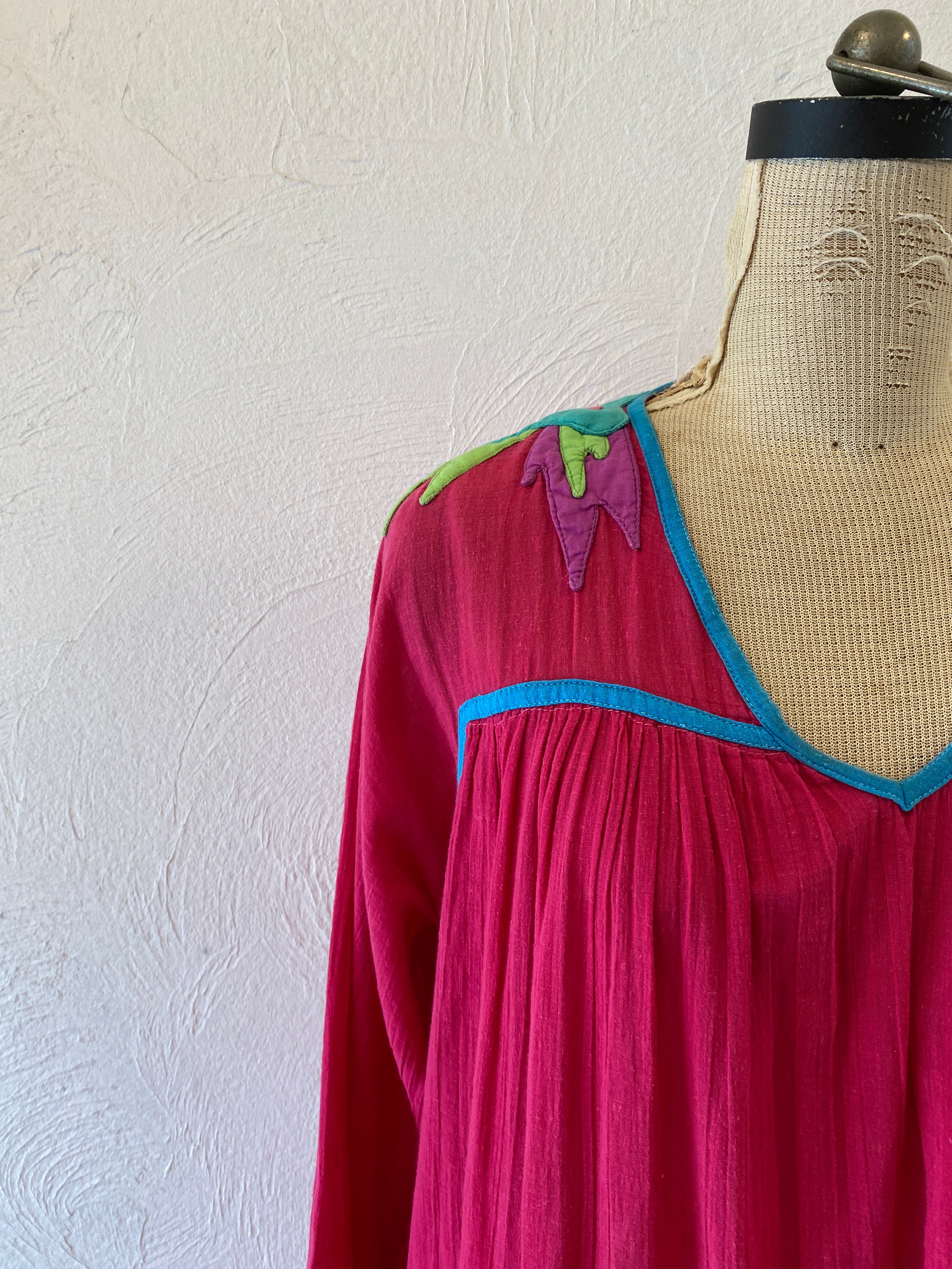 deep pink dress