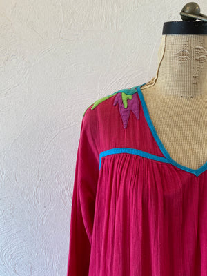 deep pink dress
