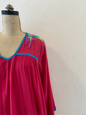 deep pink dress