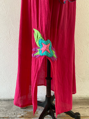 deep pink dress