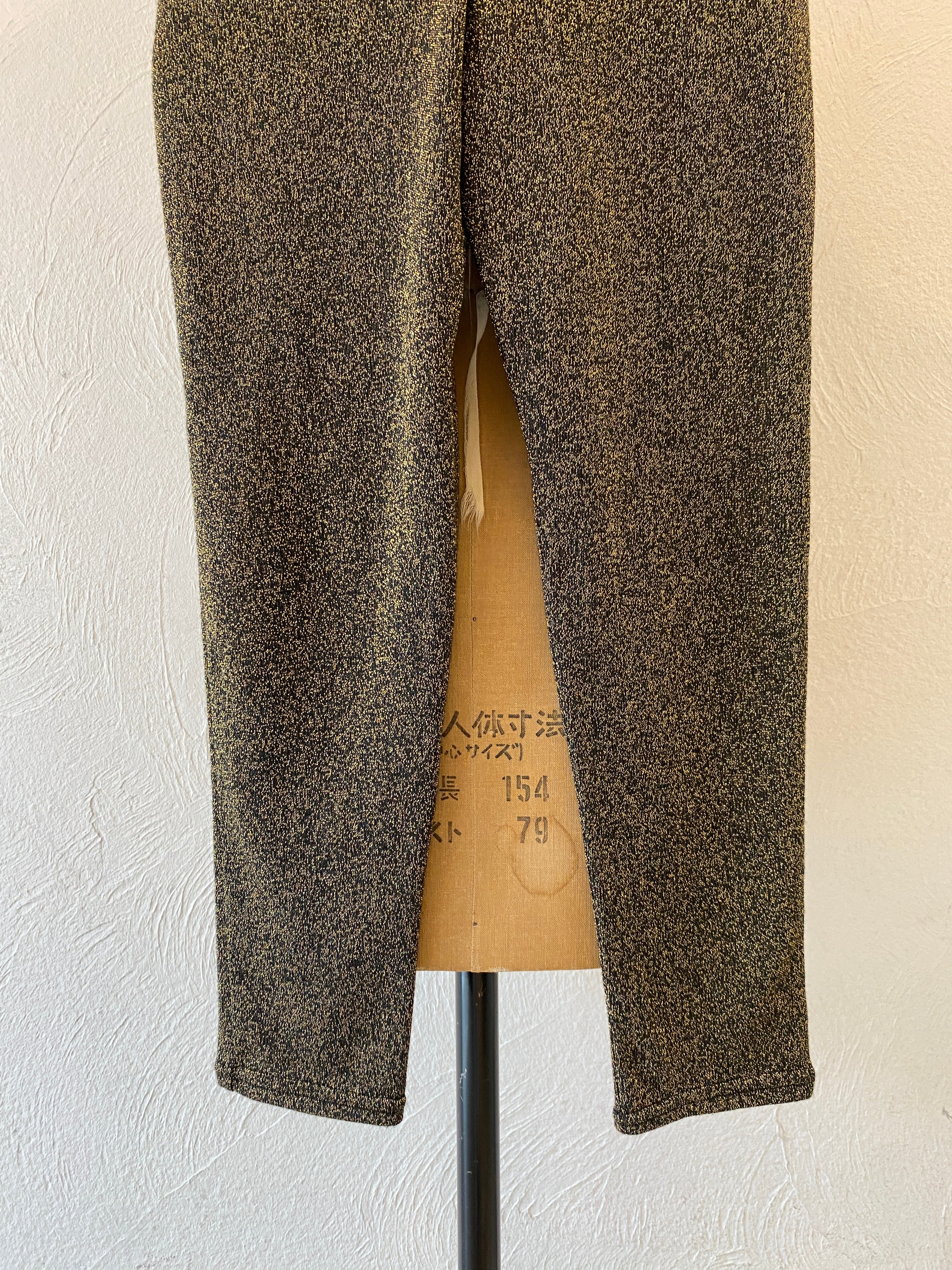 metallic gold leggings