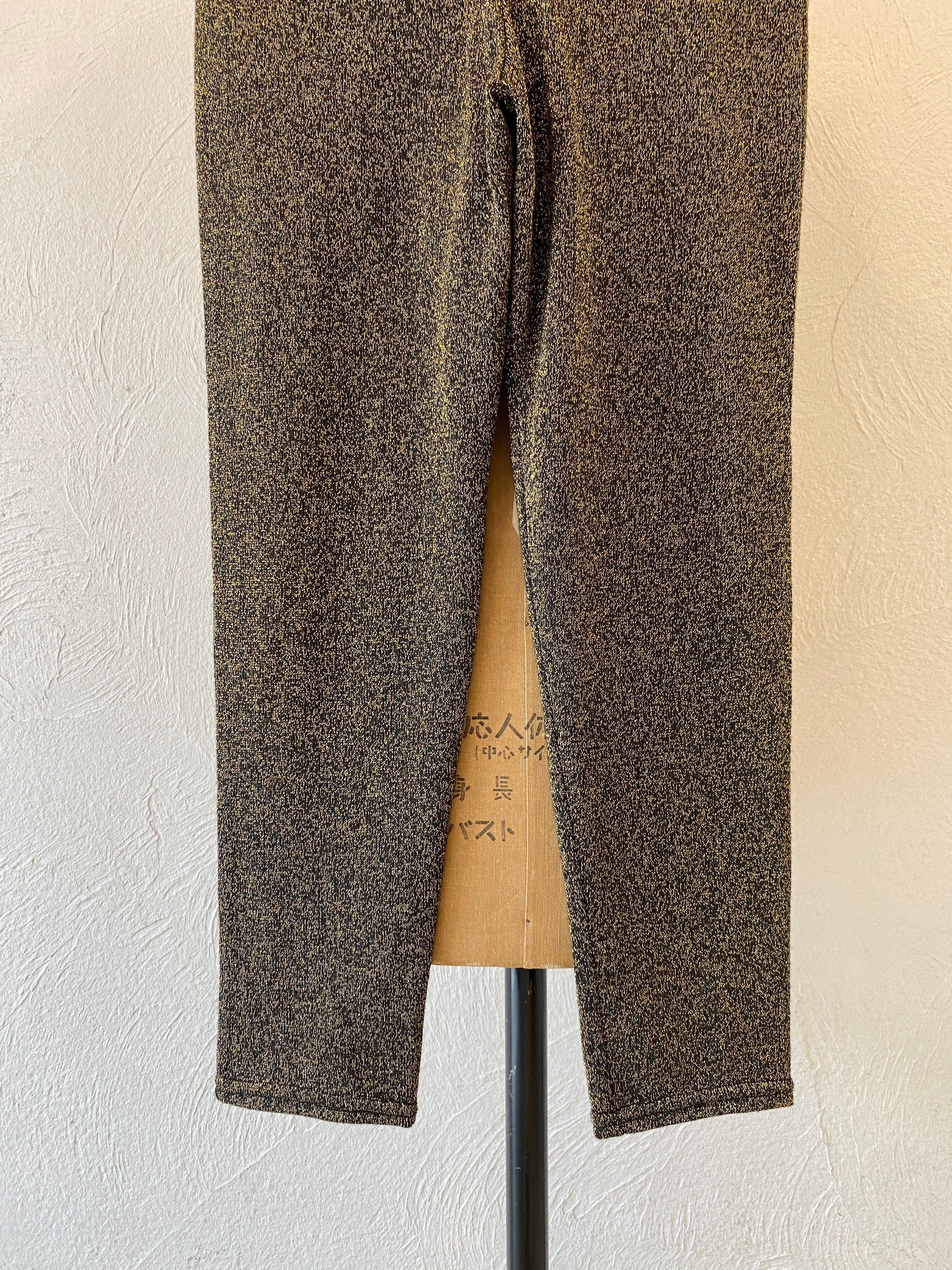 metallic gold leggings