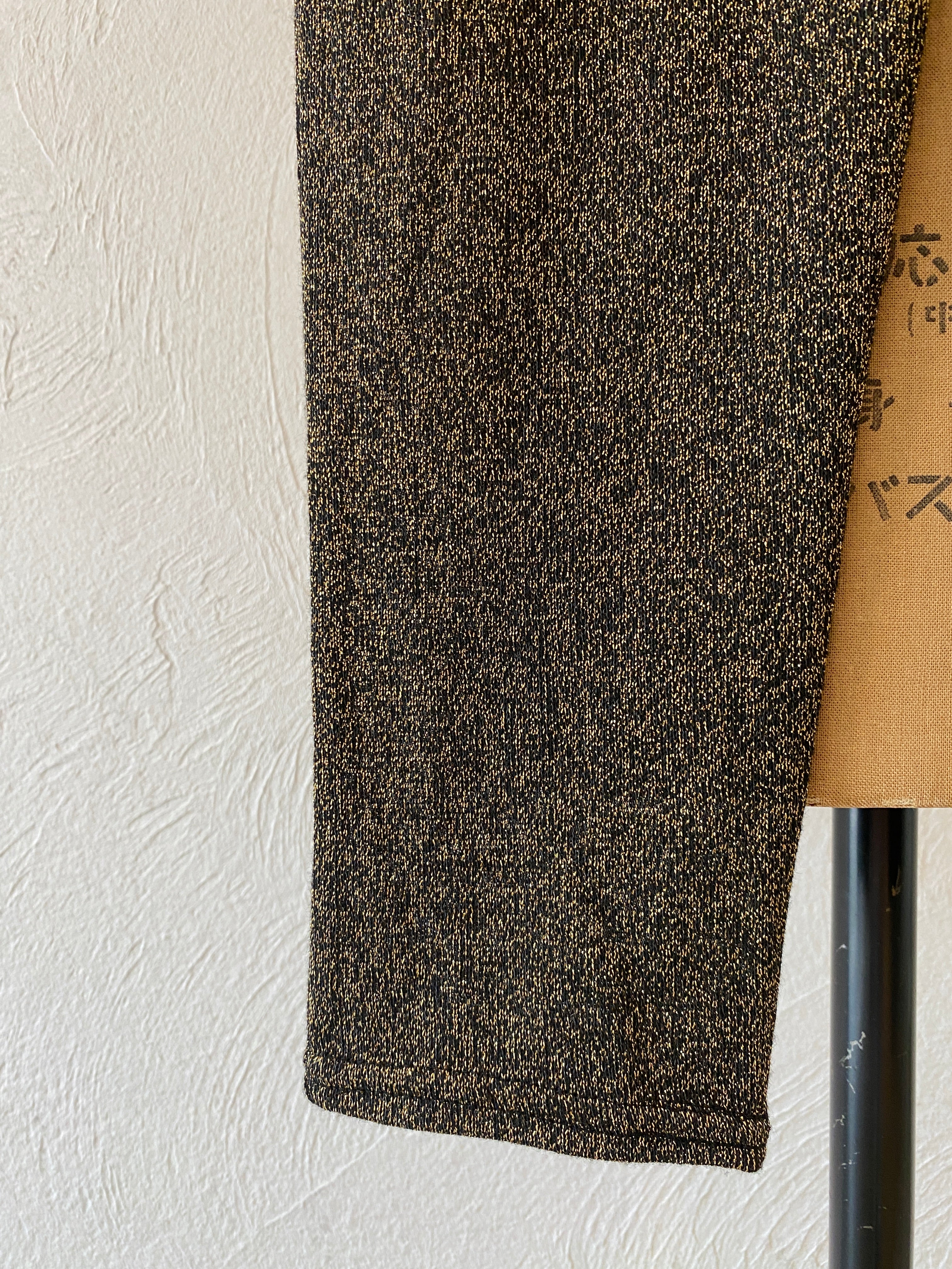 metallic gold leggings