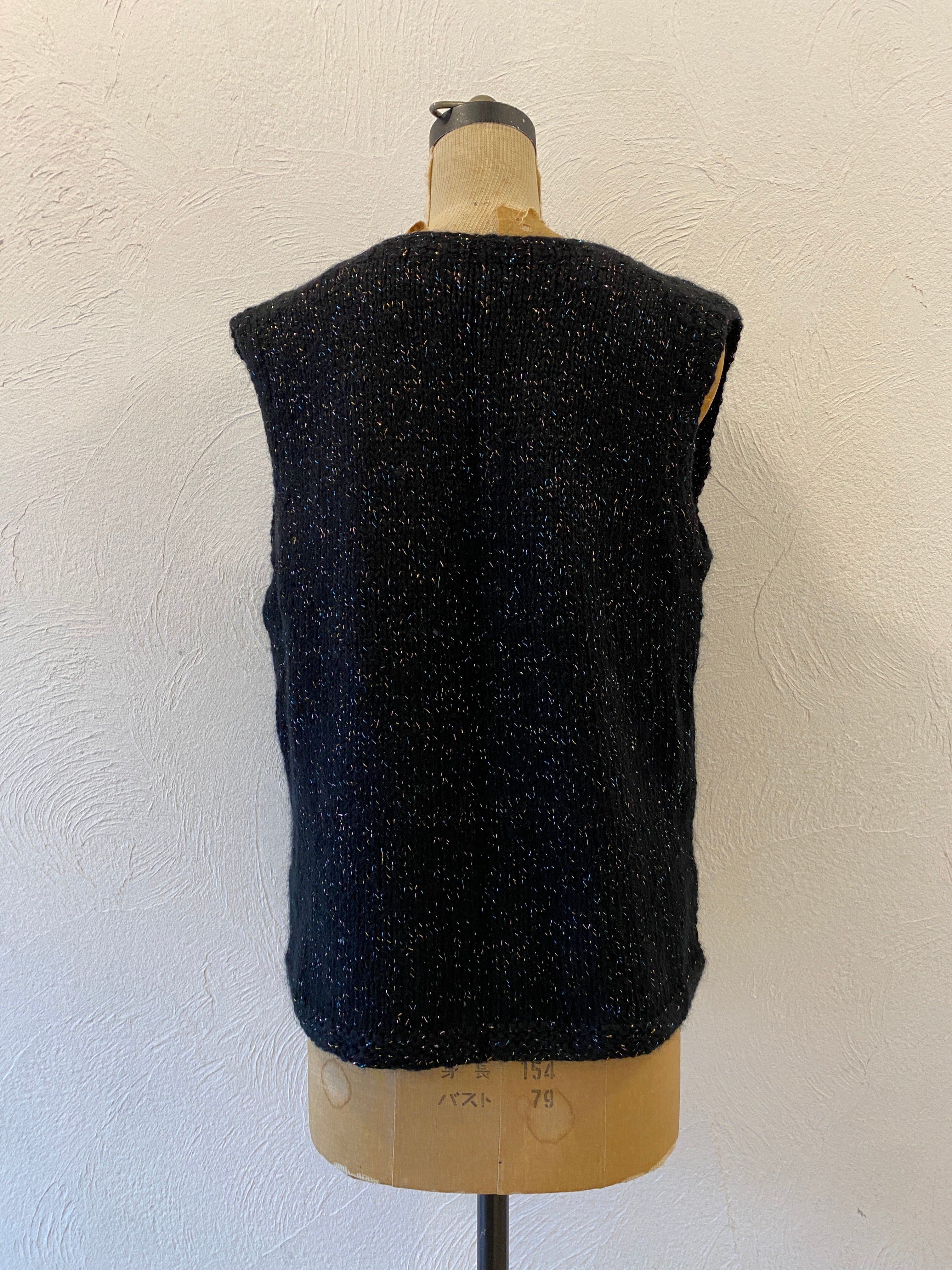 kirakira knit vest