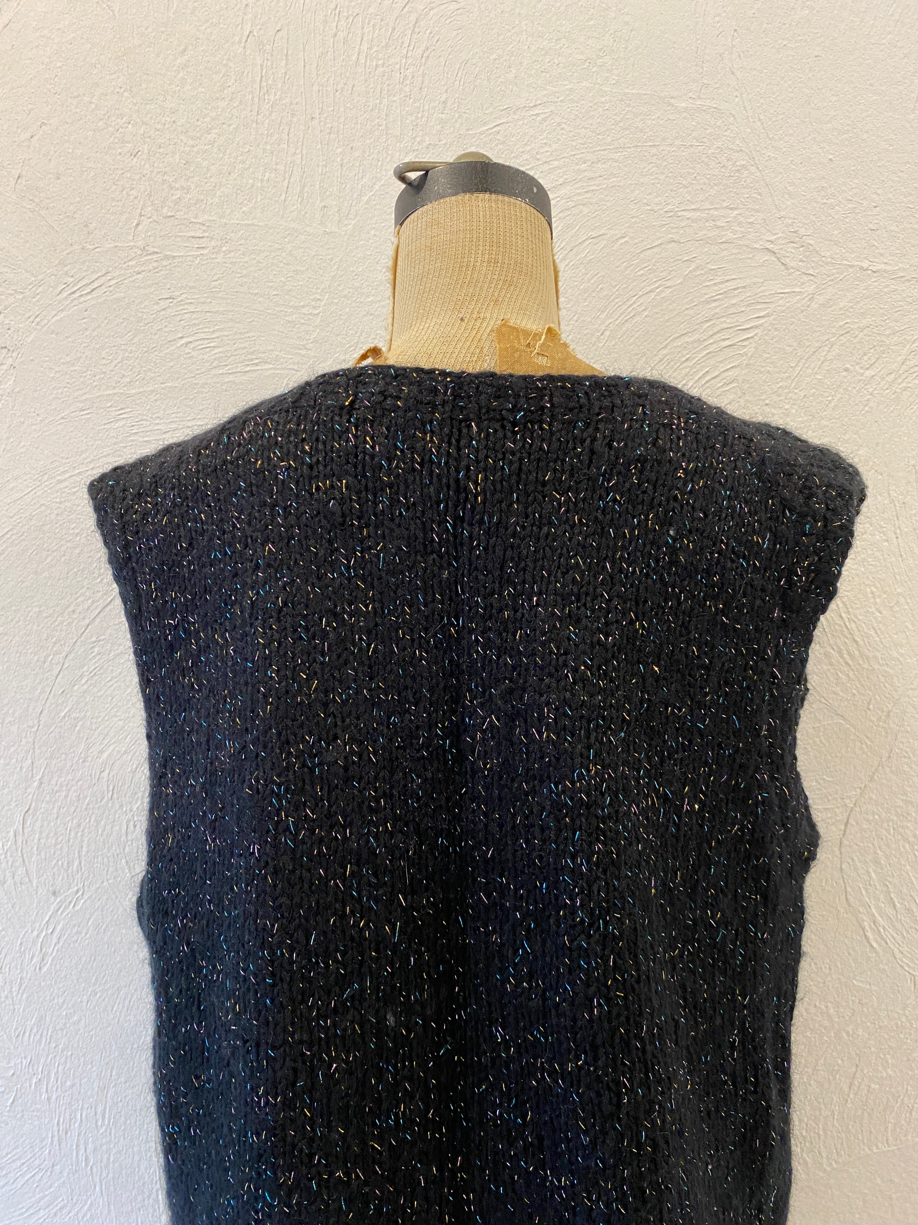 kirakira knit vest