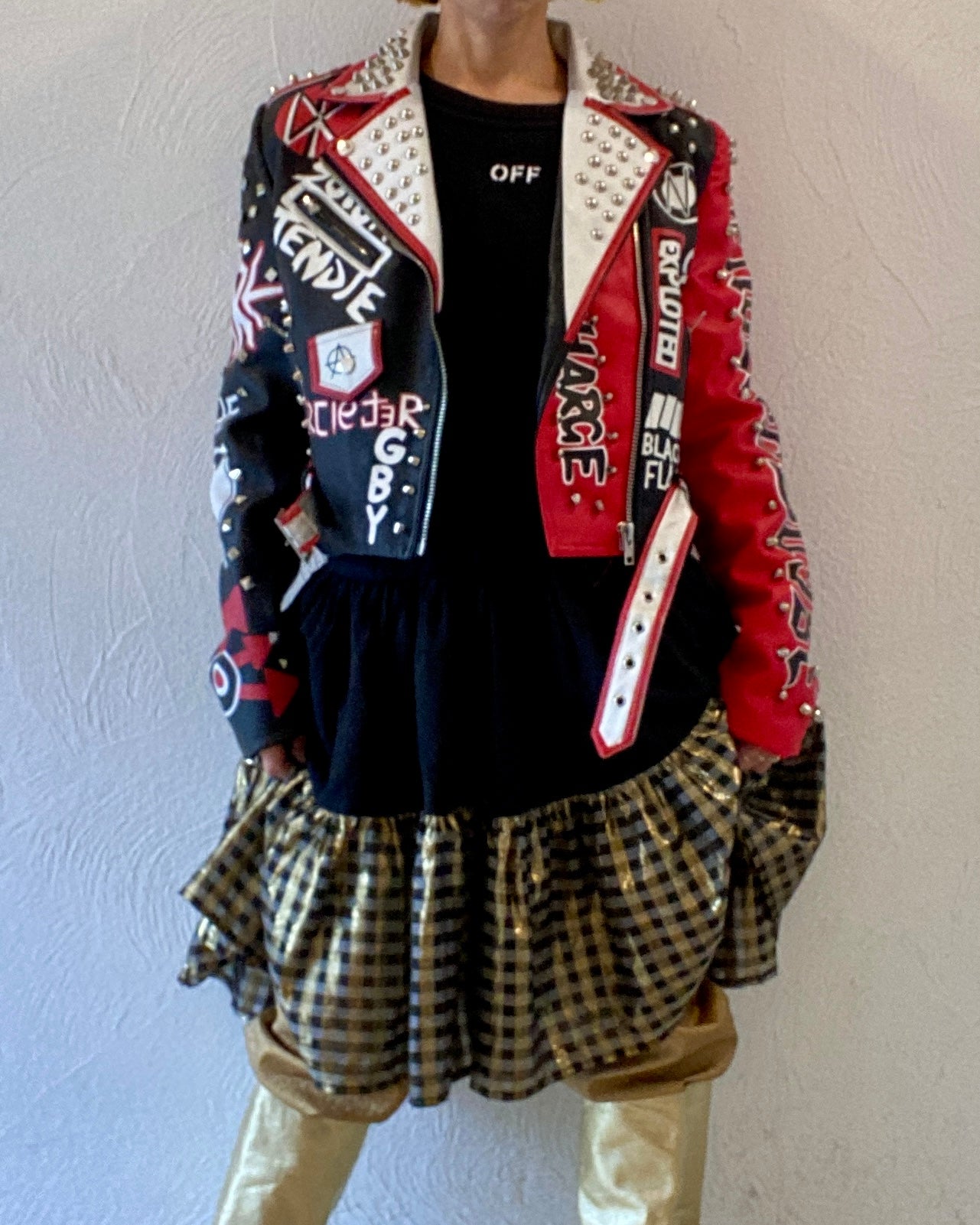 studs riders jacket