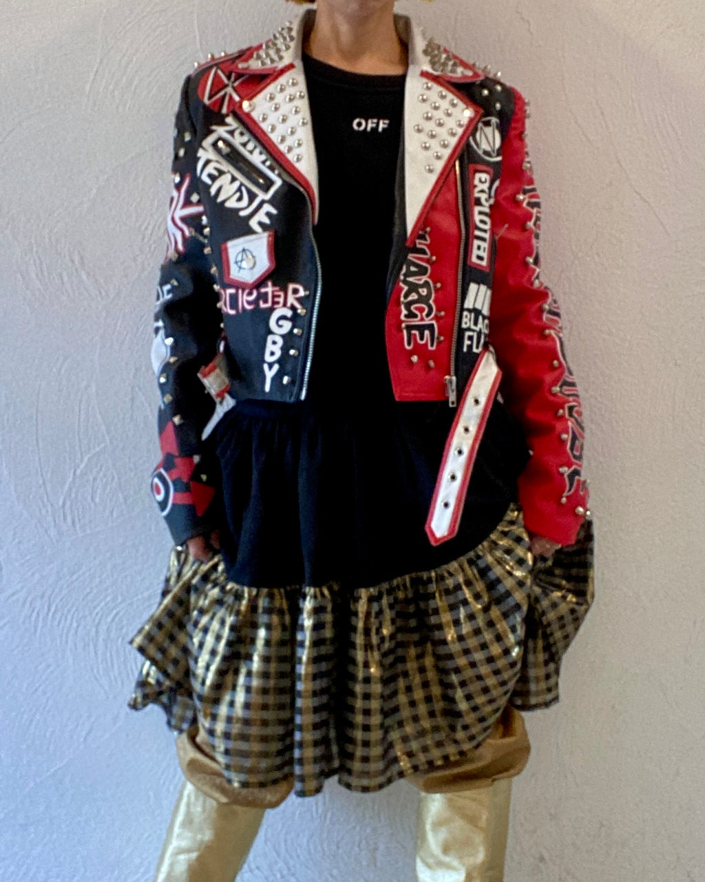 studs riders jacket
