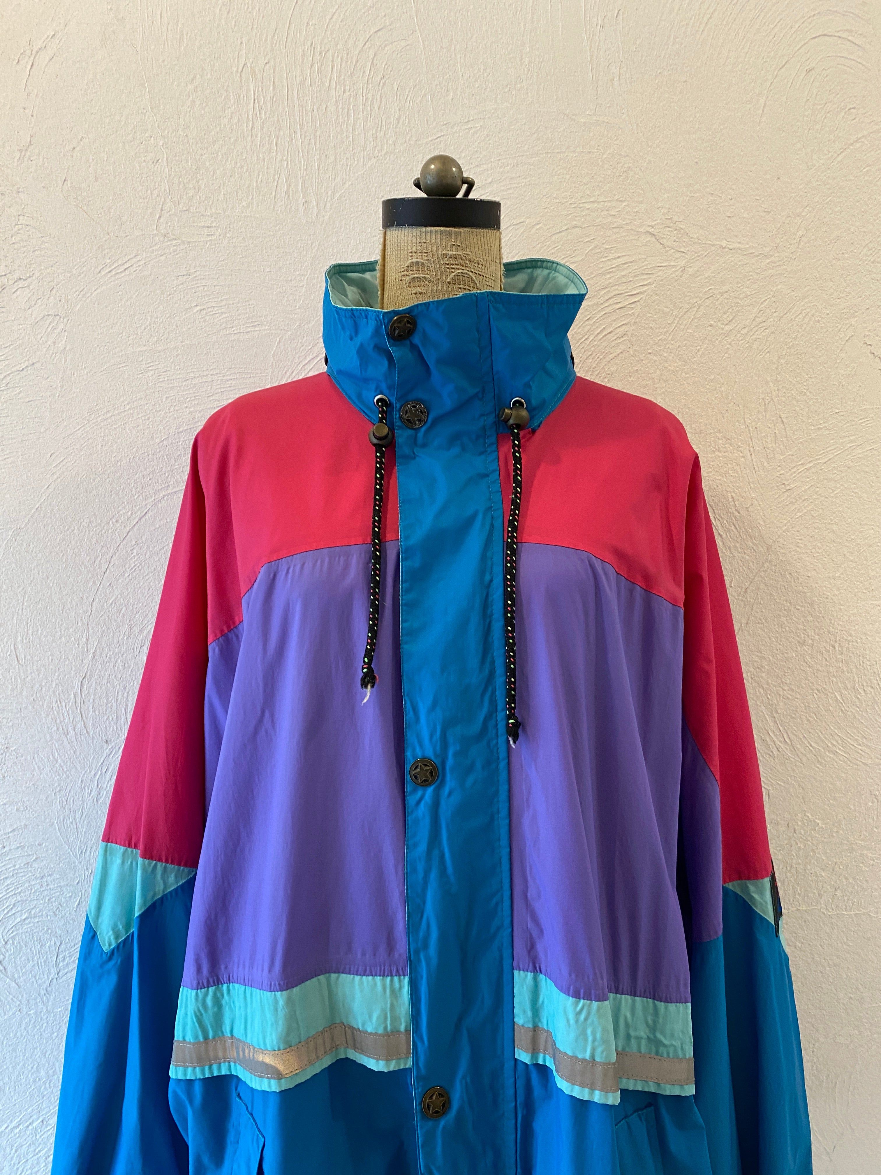 oversize nylon blouson