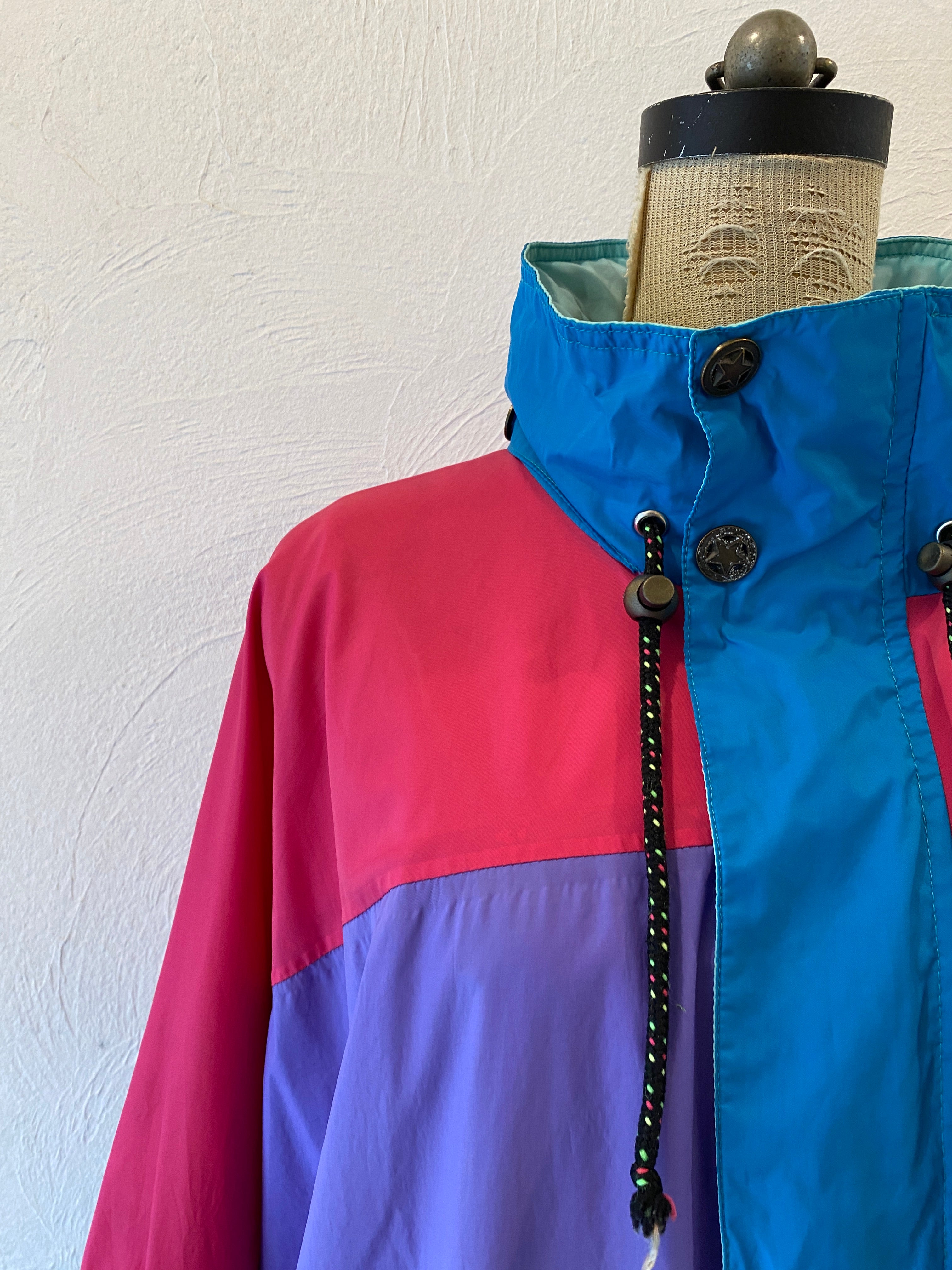 oversize nylon blouson