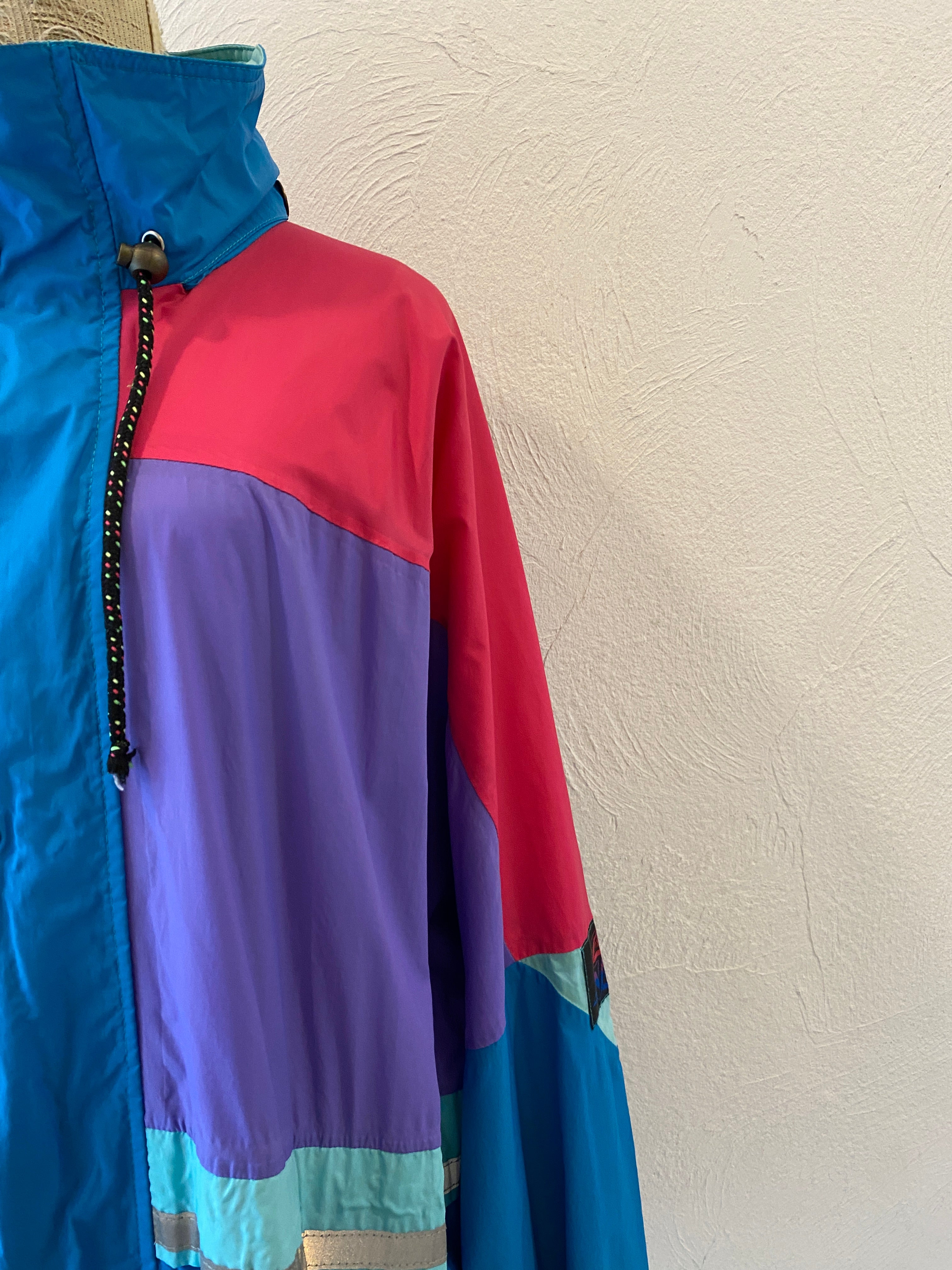 oversize nylon blouson