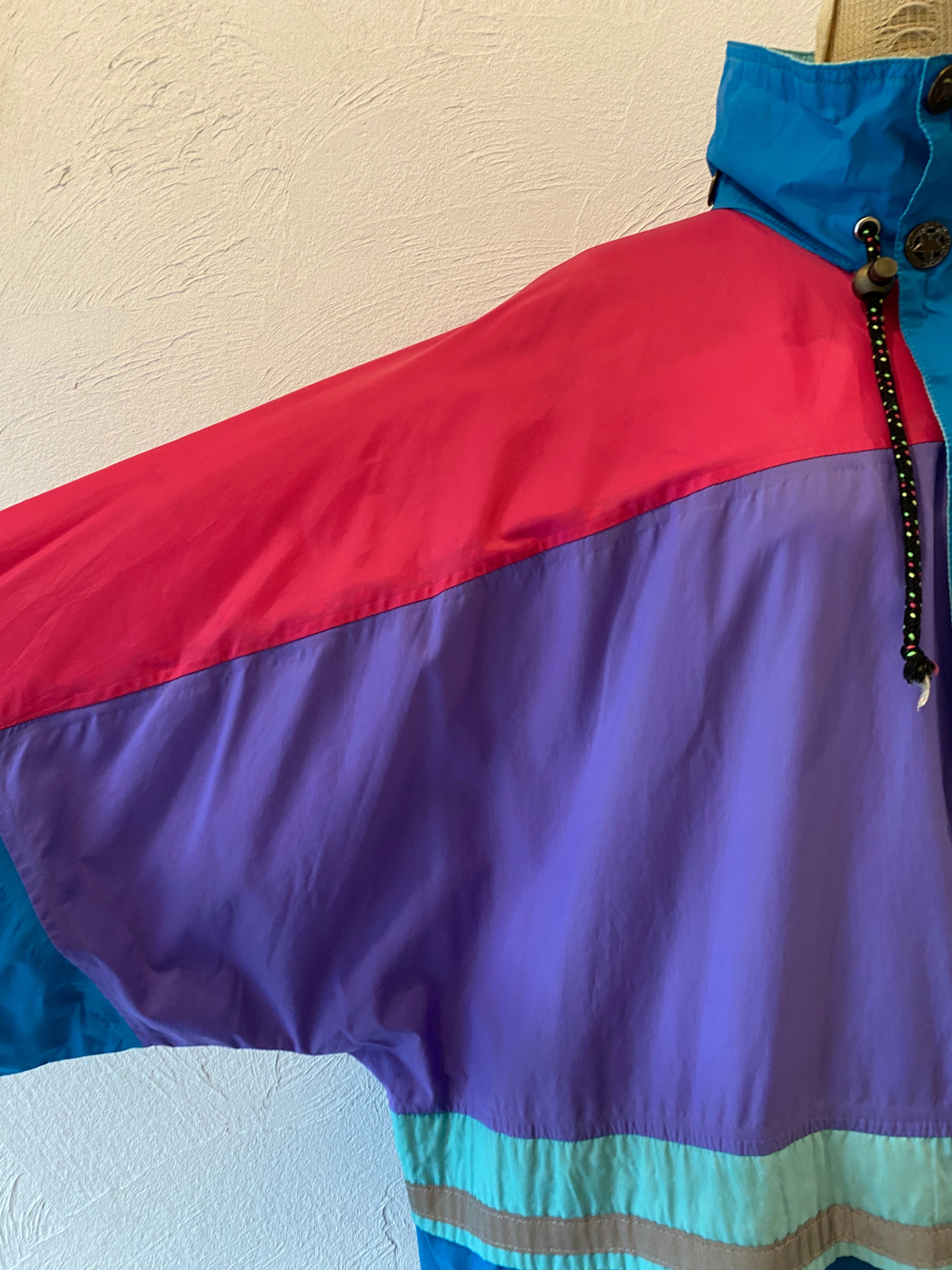 oversize nylon blouson