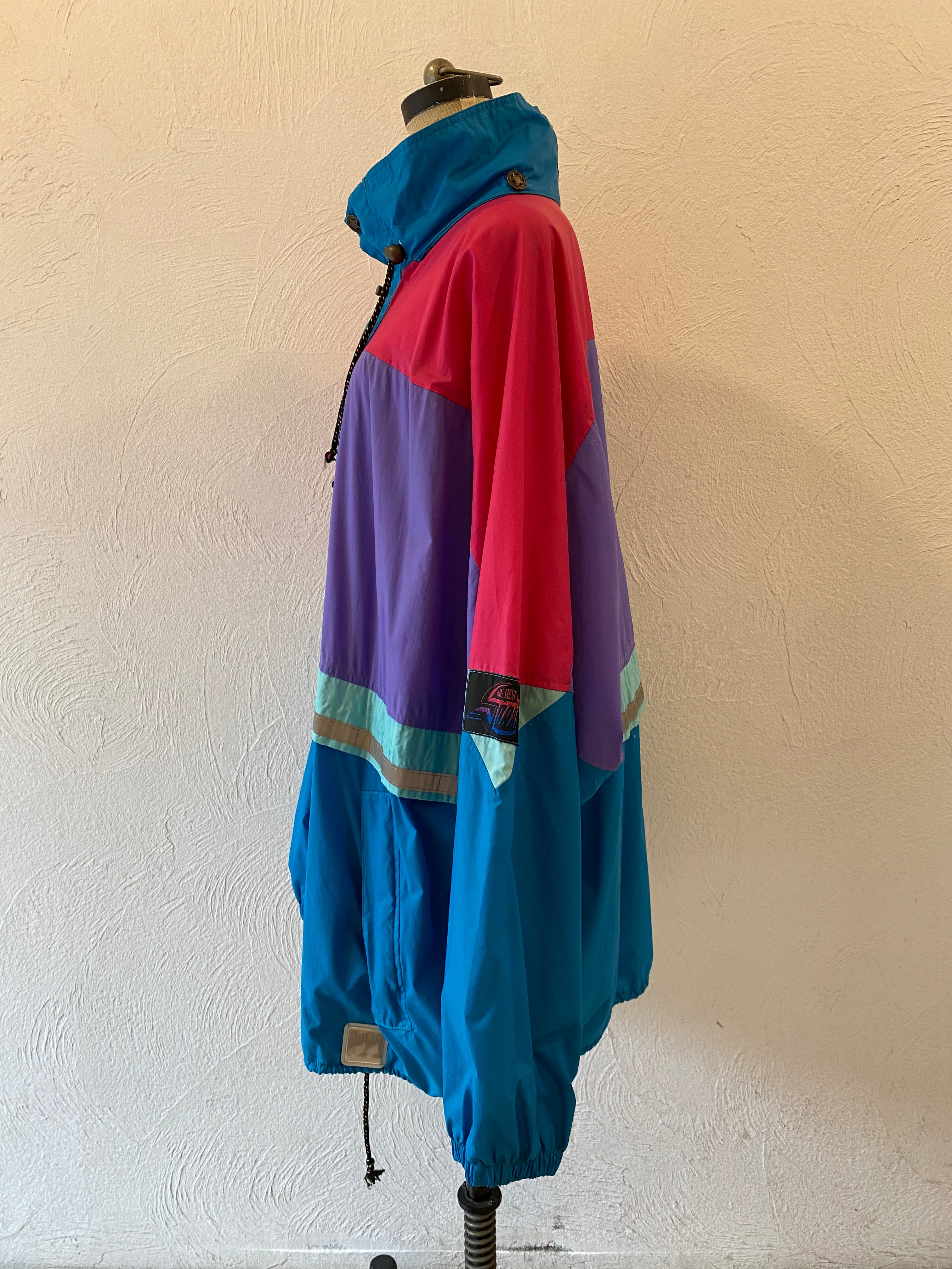 oversize nylon blouson