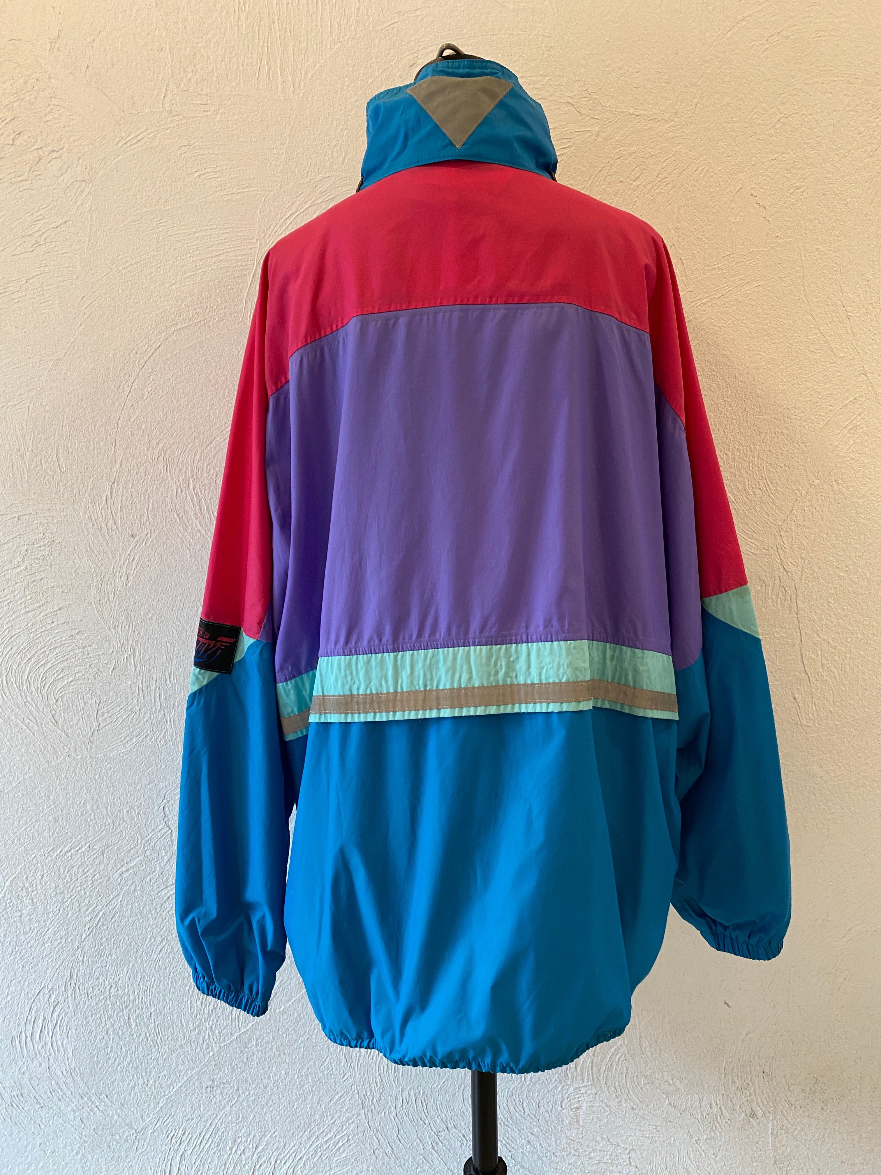 oversize nylon blouson