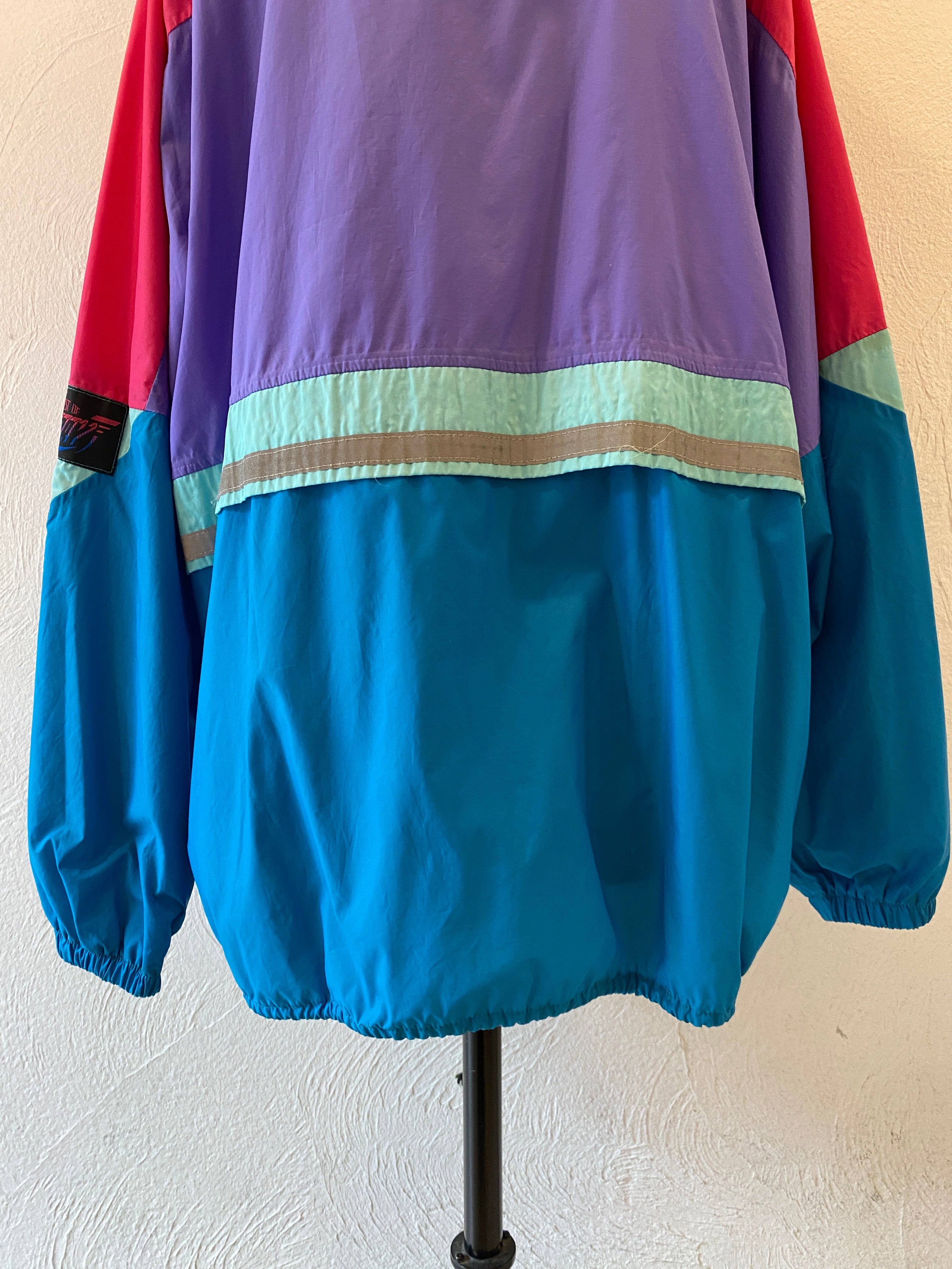 oversize nylon blouson