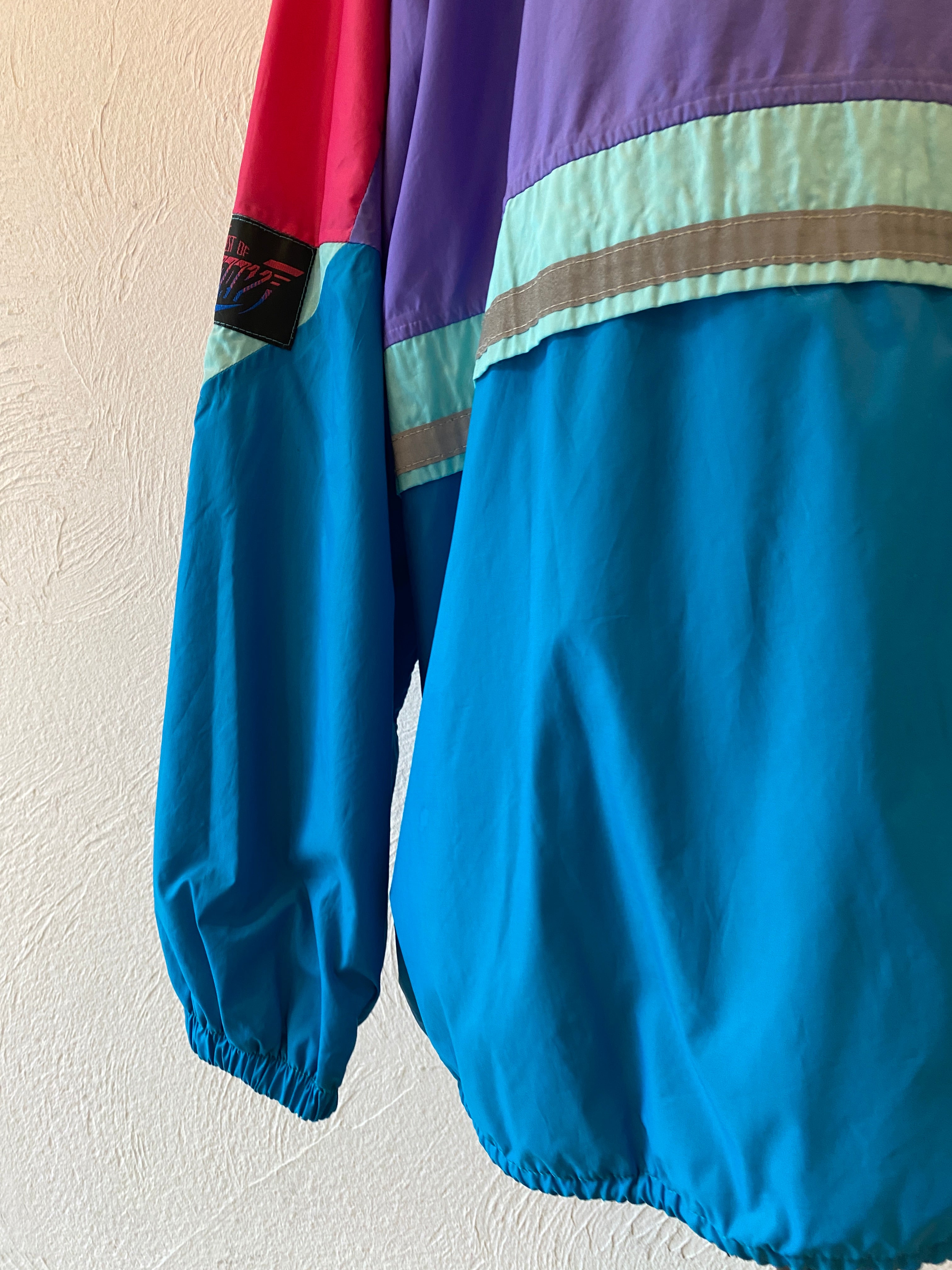 oversize nylon blouson