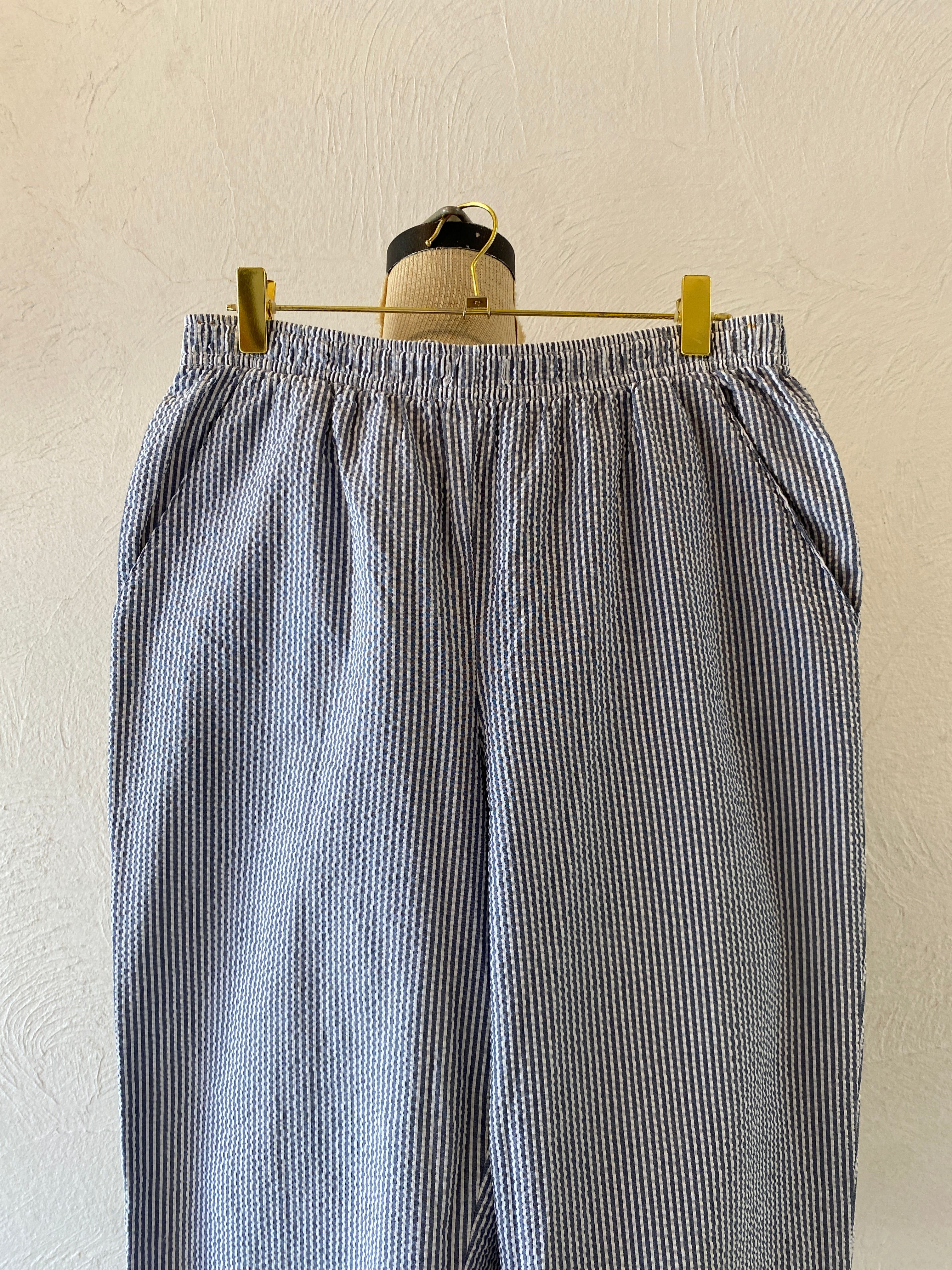 super light stripe pants
