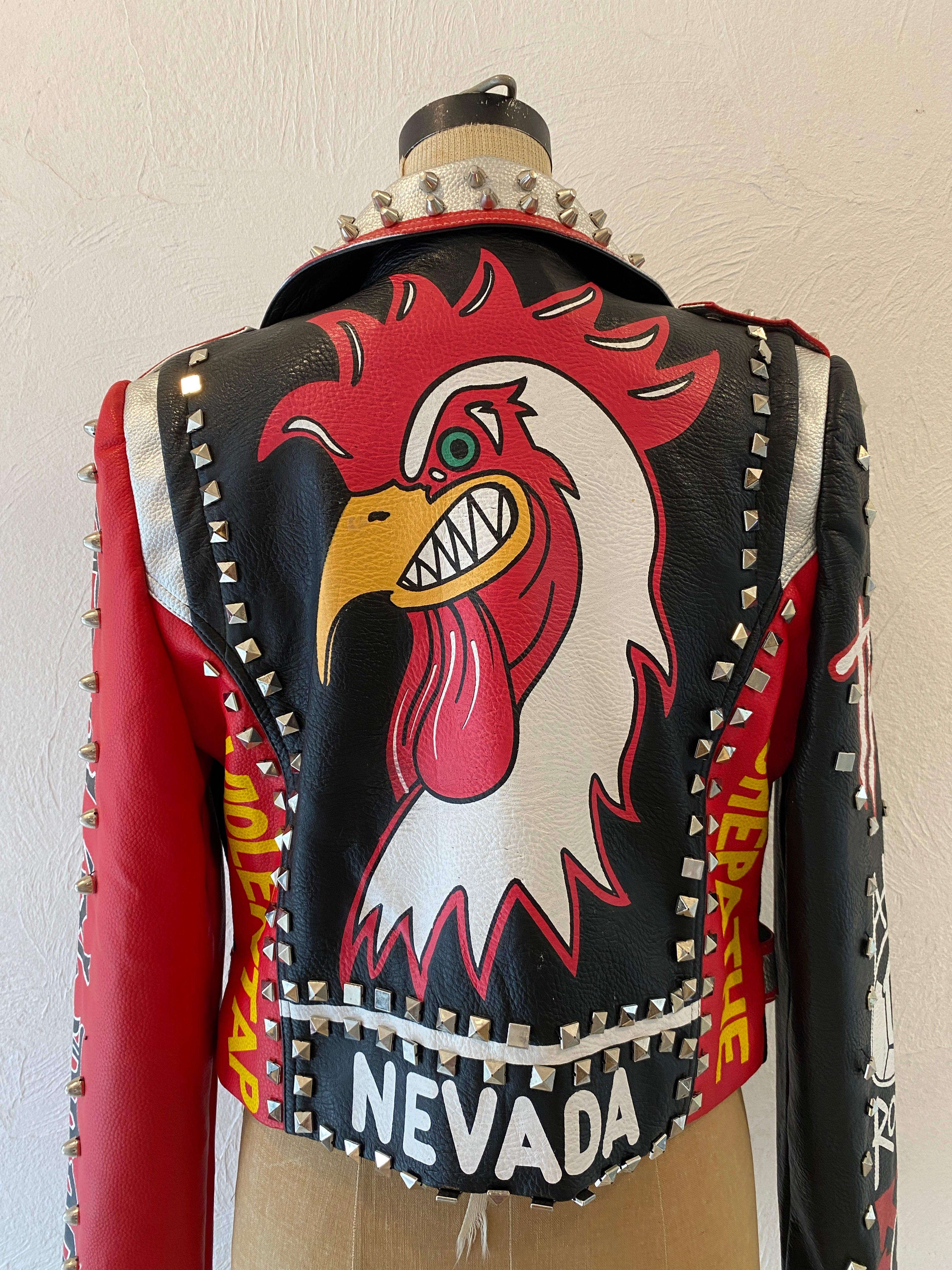 studs riders jacket