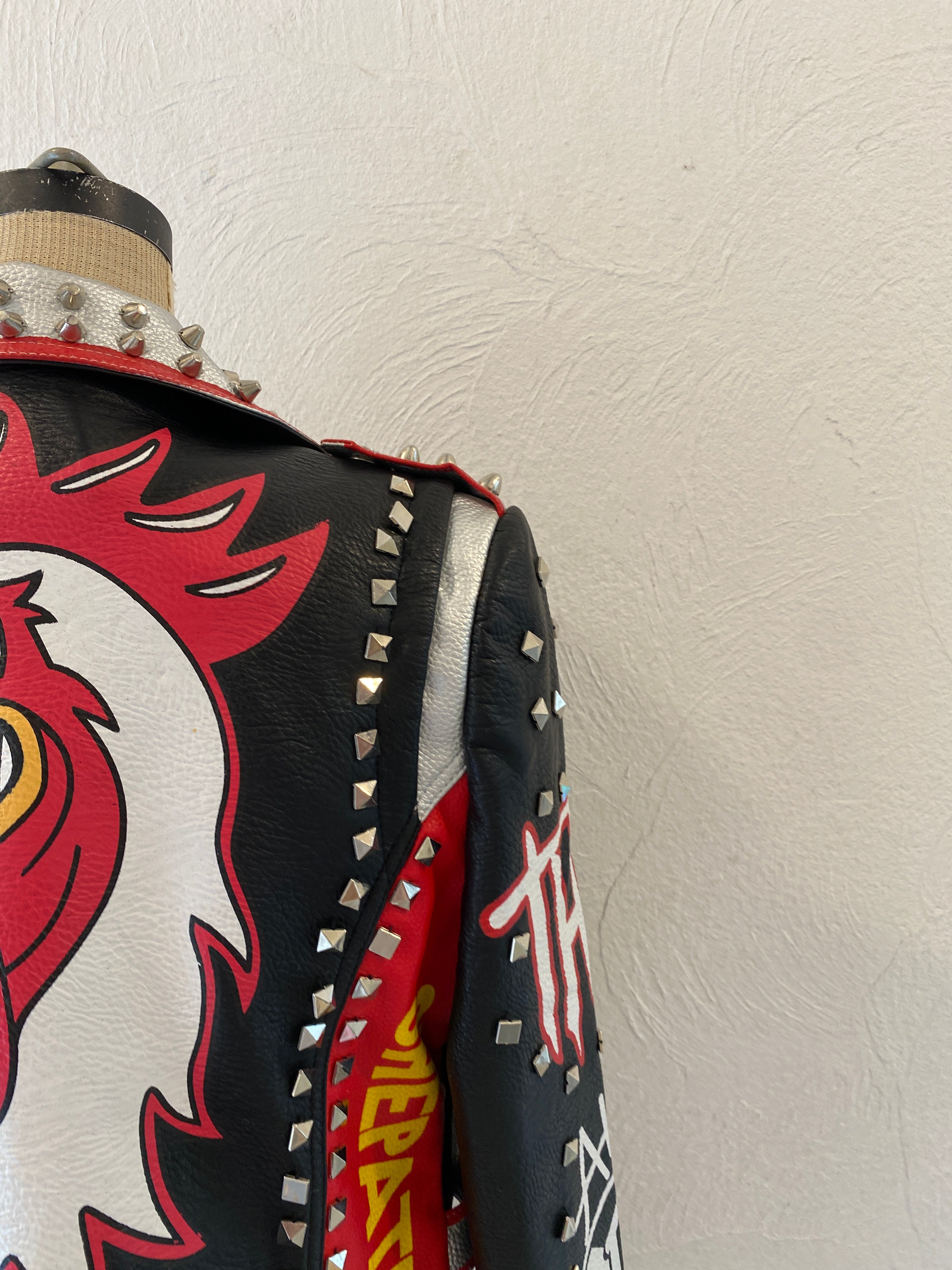 studs riders jacket
