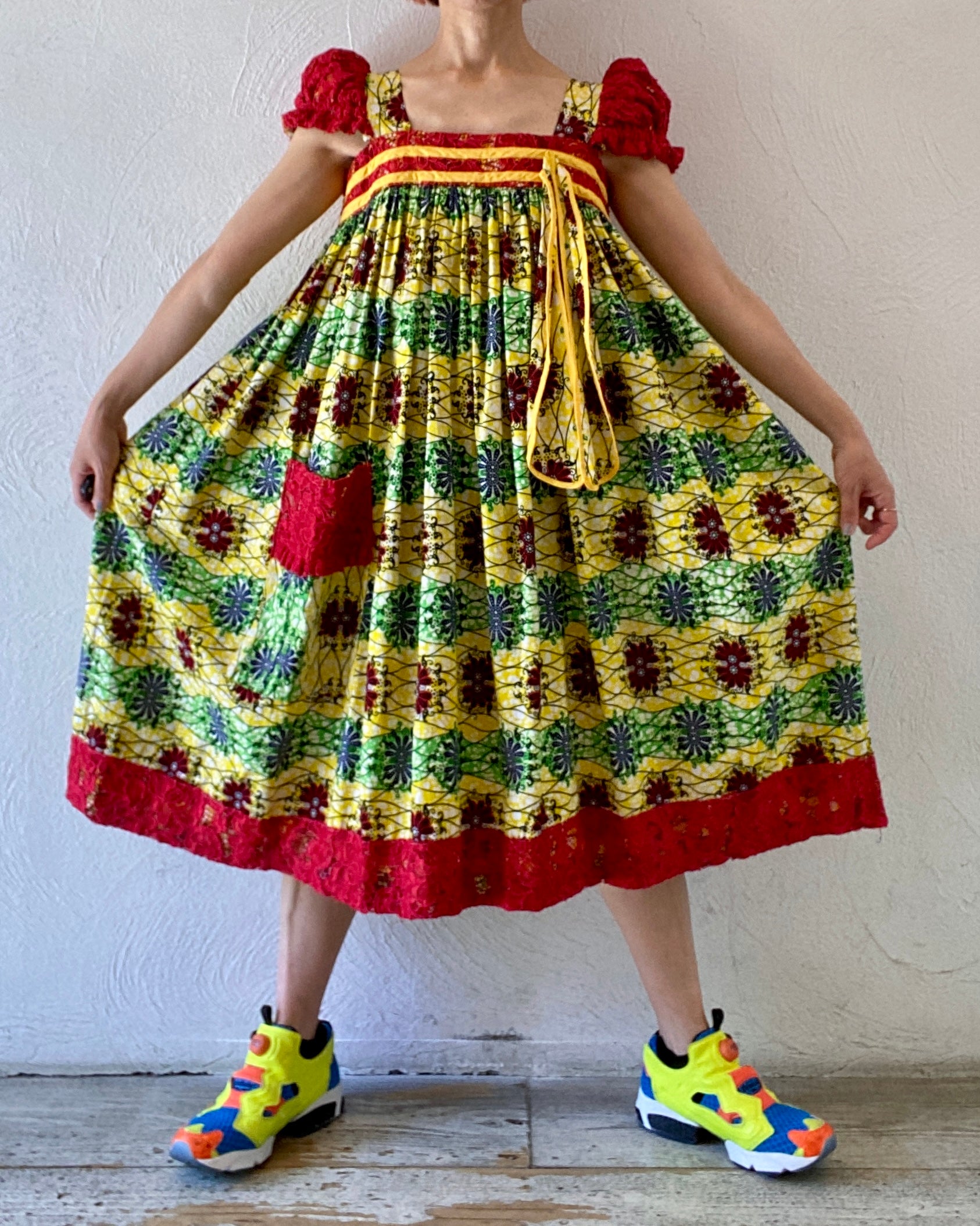 african&lace dress